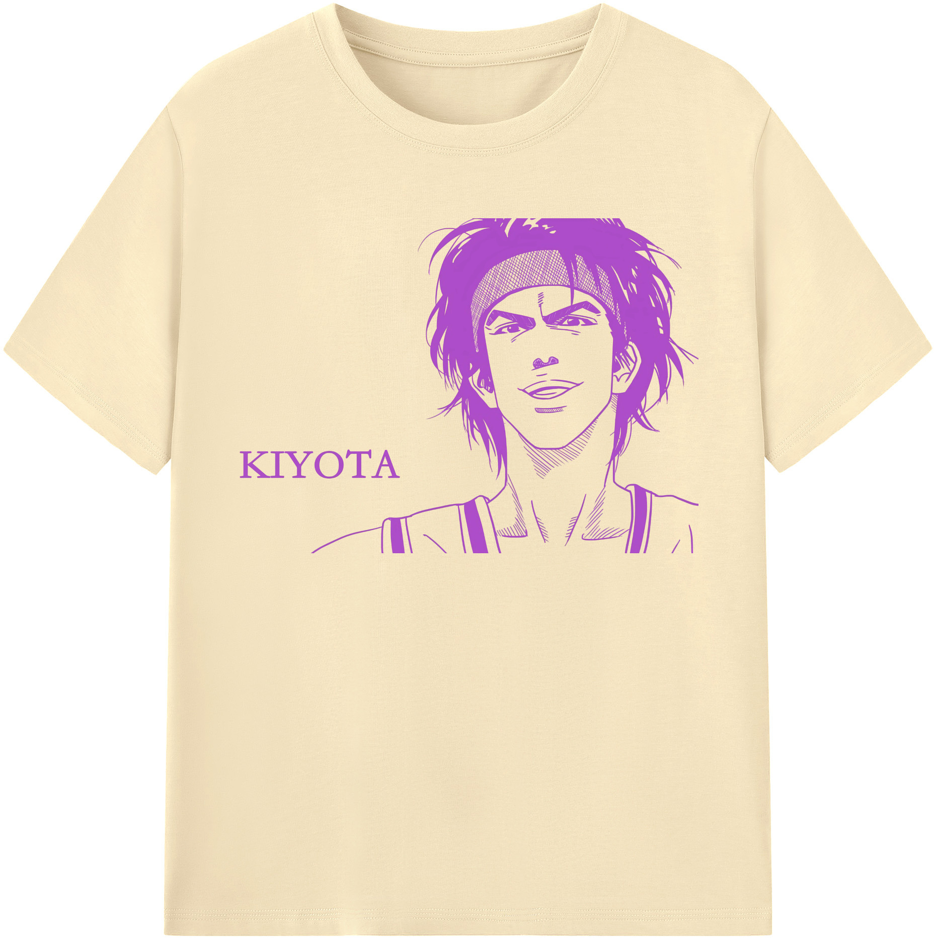 SLAM DUNK／スラムダンク 綿100％半袖Tシャツ（フロントプリント）