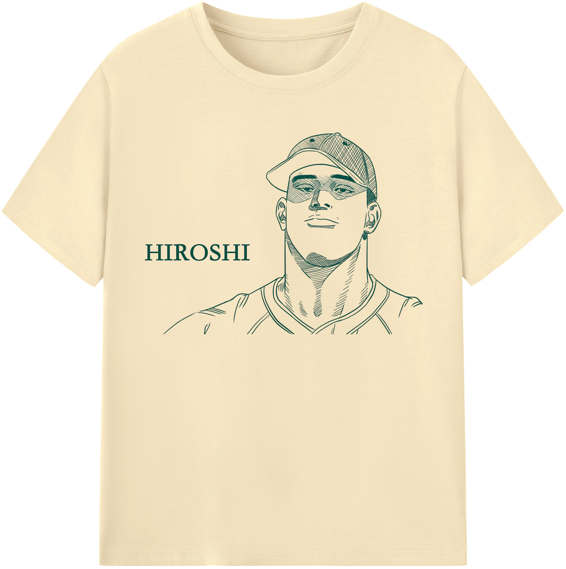 SLAM DUNK／スラムダンク 綿100％半袖Tシャツ（フロントプリント）