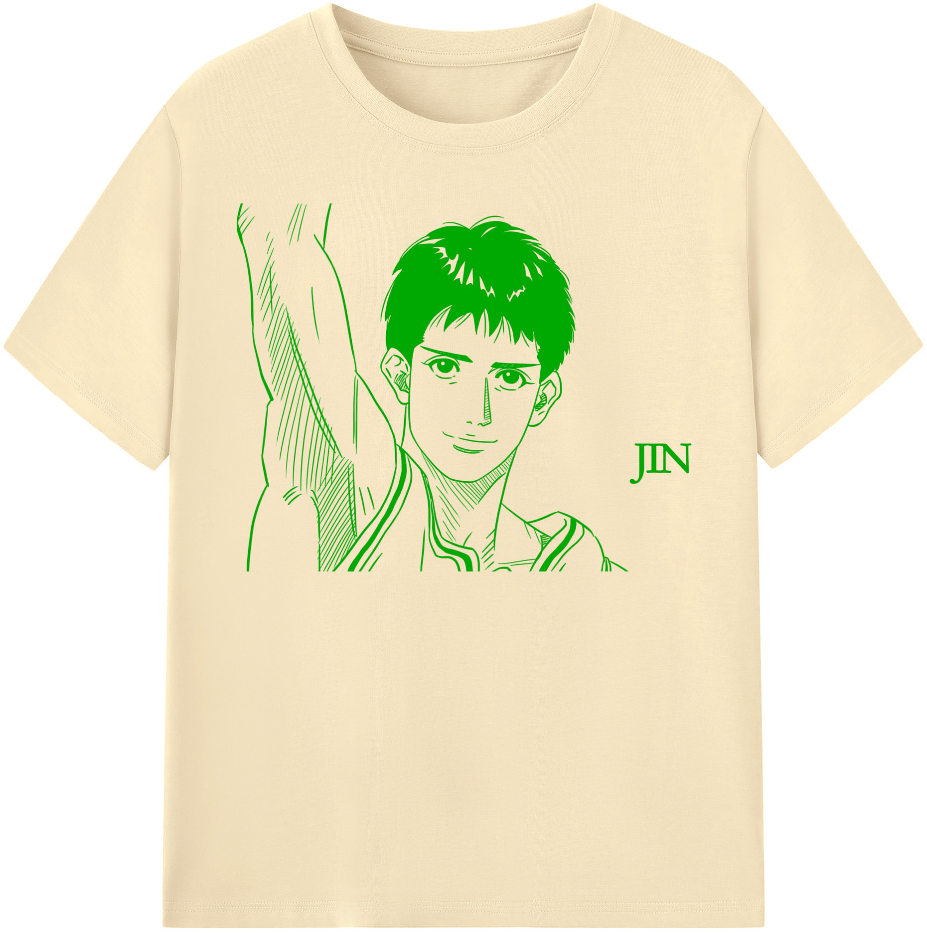 SLAM DUNK／スラムダンク 綿100％半袖Tシャツ（フロントプリント）