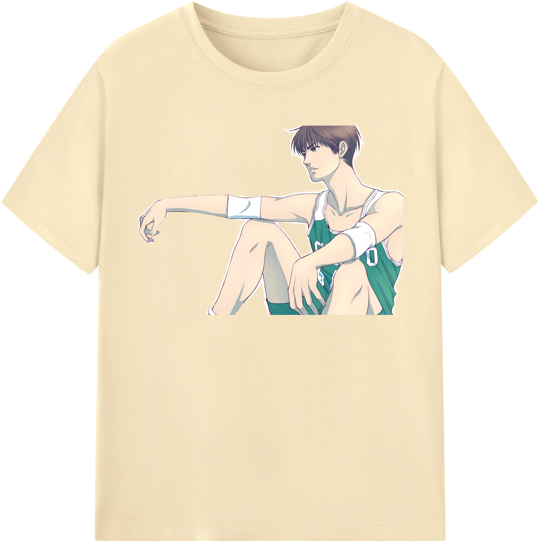 SLAM DUNK／スラムダンク 綿100％半袖Tシャツ（フロントプリント）