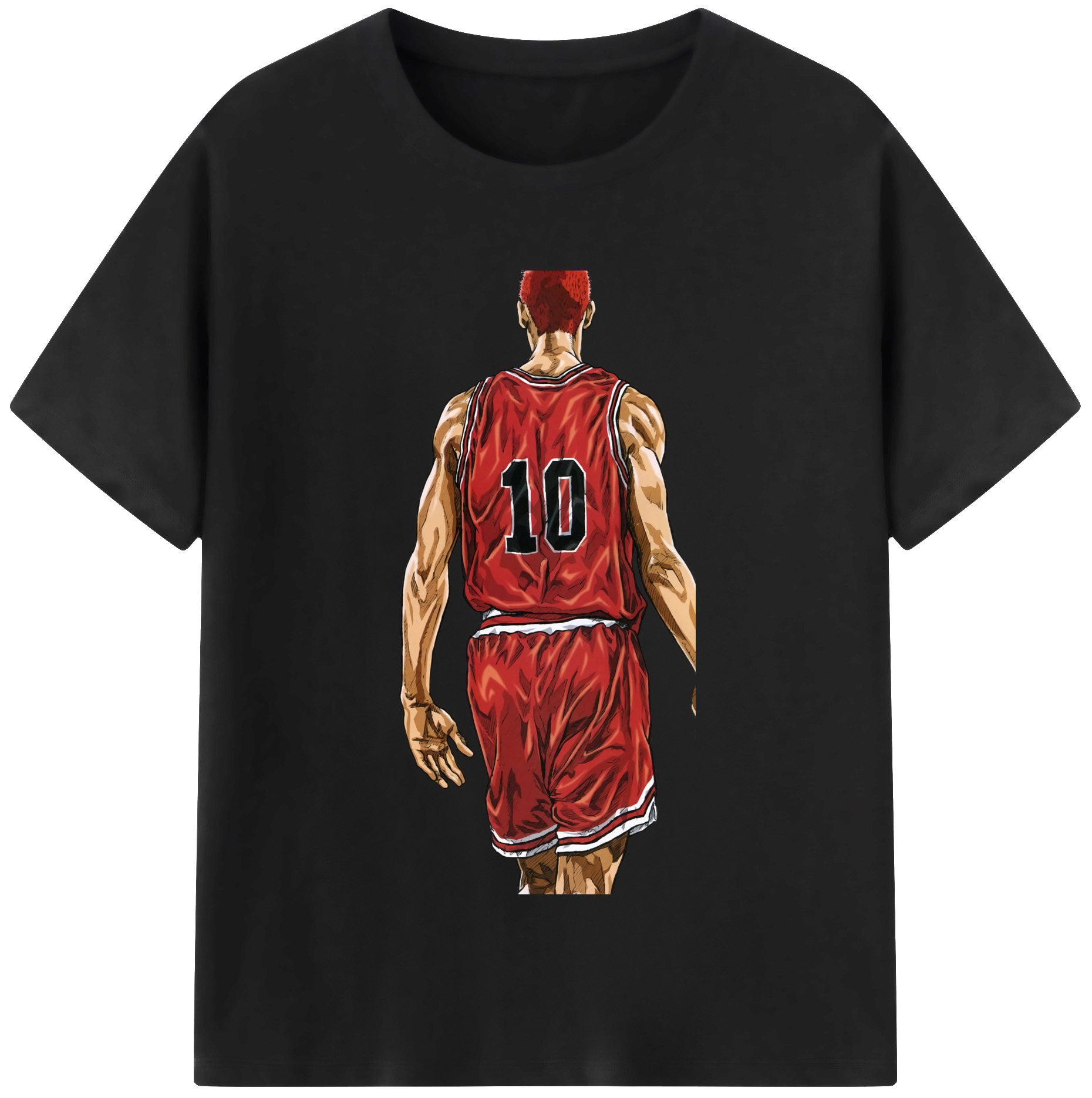 SLAM DUNK／スラムダンク 綿100％半袖Tシャツ（フロントプリント）