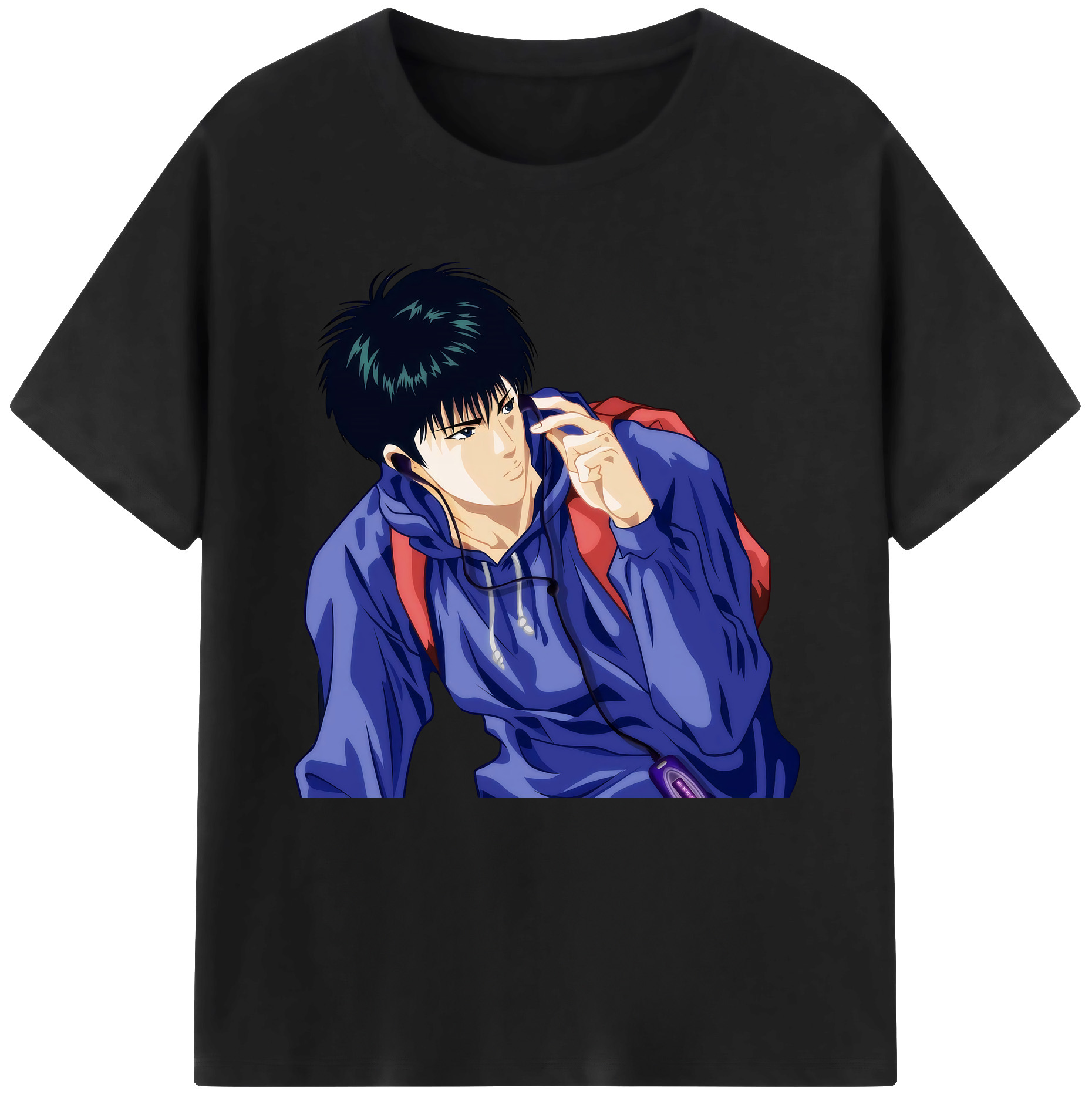 SLAM DUNK／スラムダンク 綿100％半袖Tシャツ（フロントプリント）