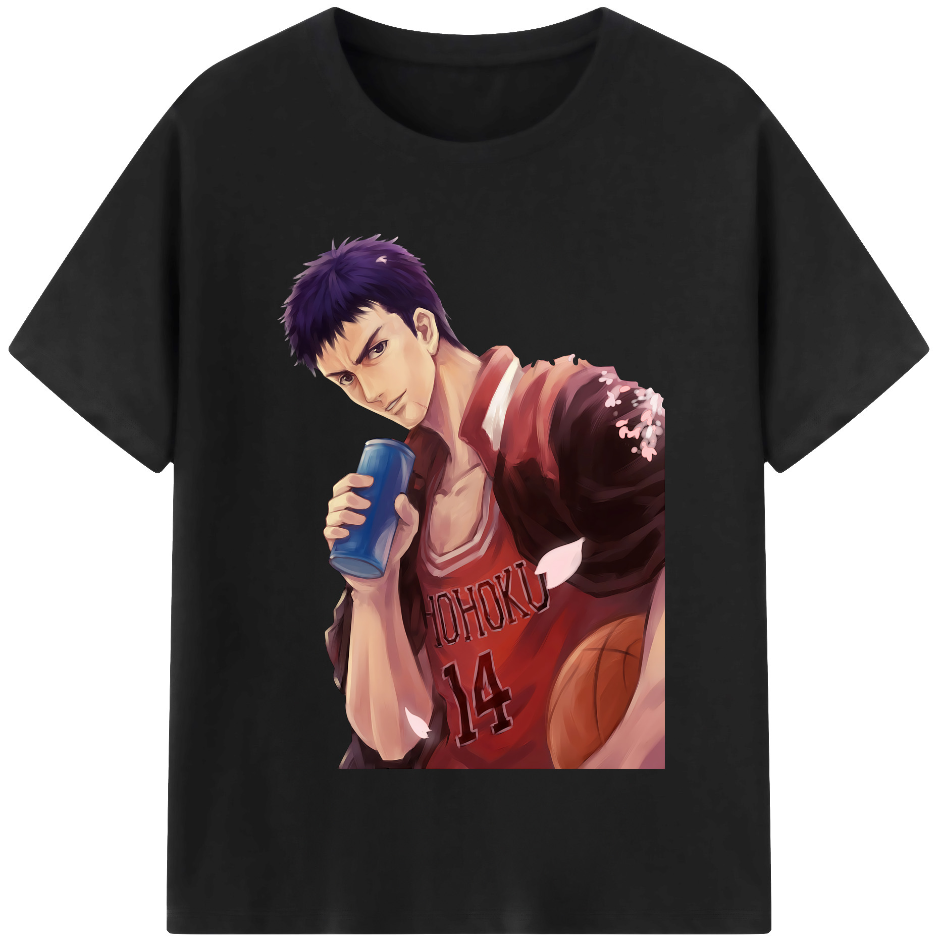 （画像用） SLAM DUNK／スラムダンク 綿100％半袖Tシャツ（フロントプリント）