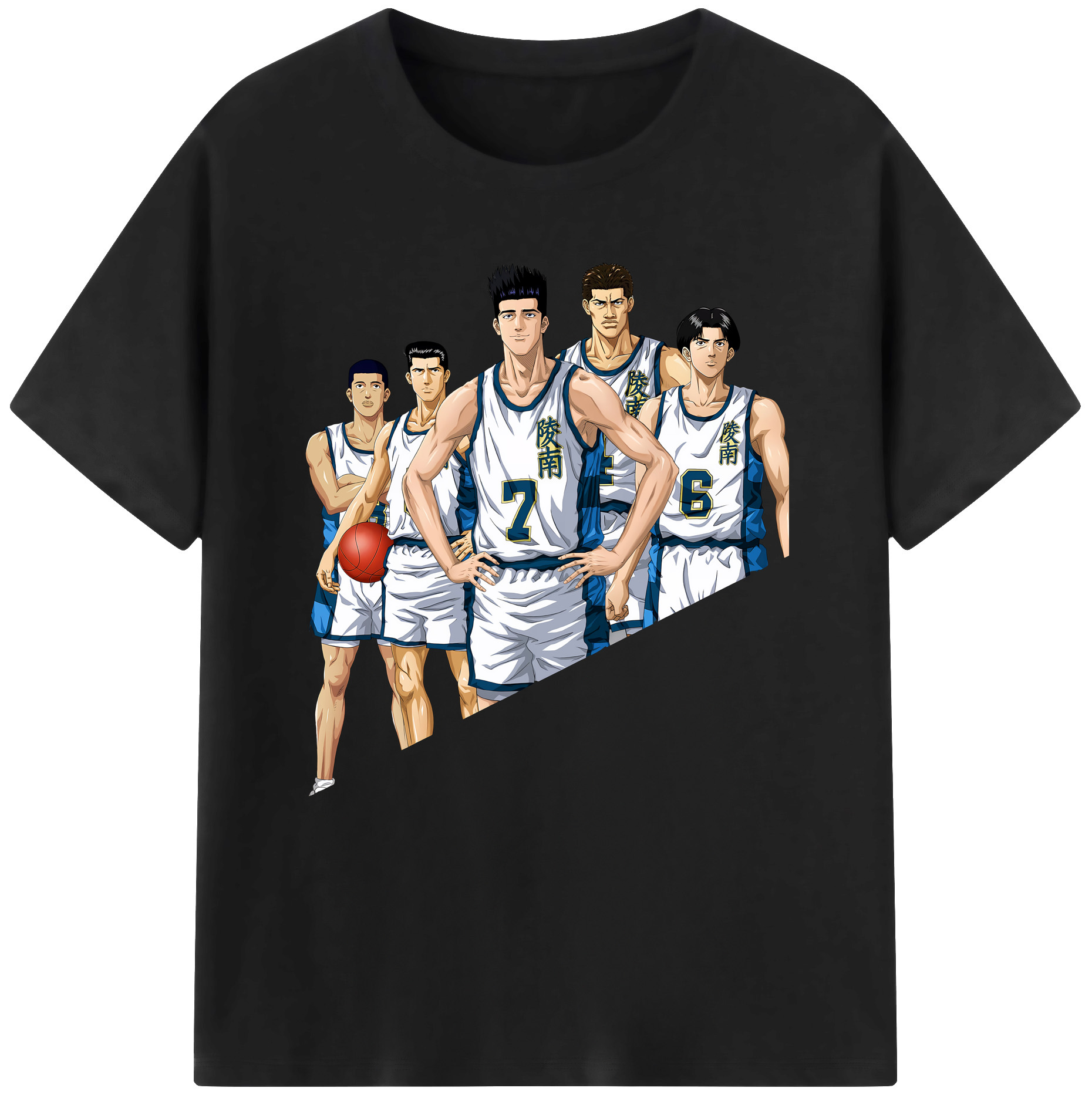 （画像用） SLAM DUNK／スラムダンク 綿100％半袖Tシャツ（フロントプリント）