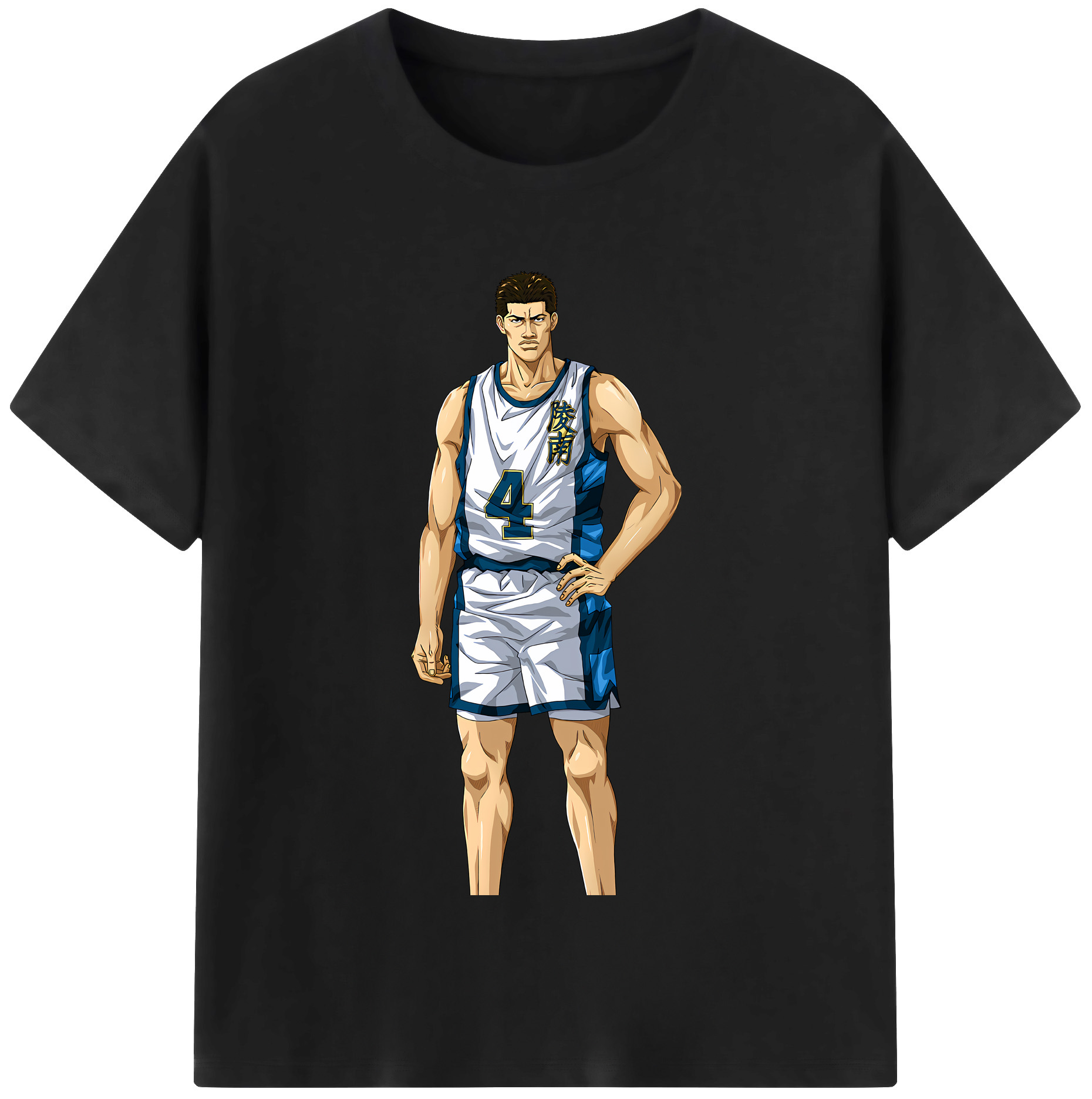SLAM DUNK／スラムダンク 綿100％半袖Tシャツ（フロントプリント）