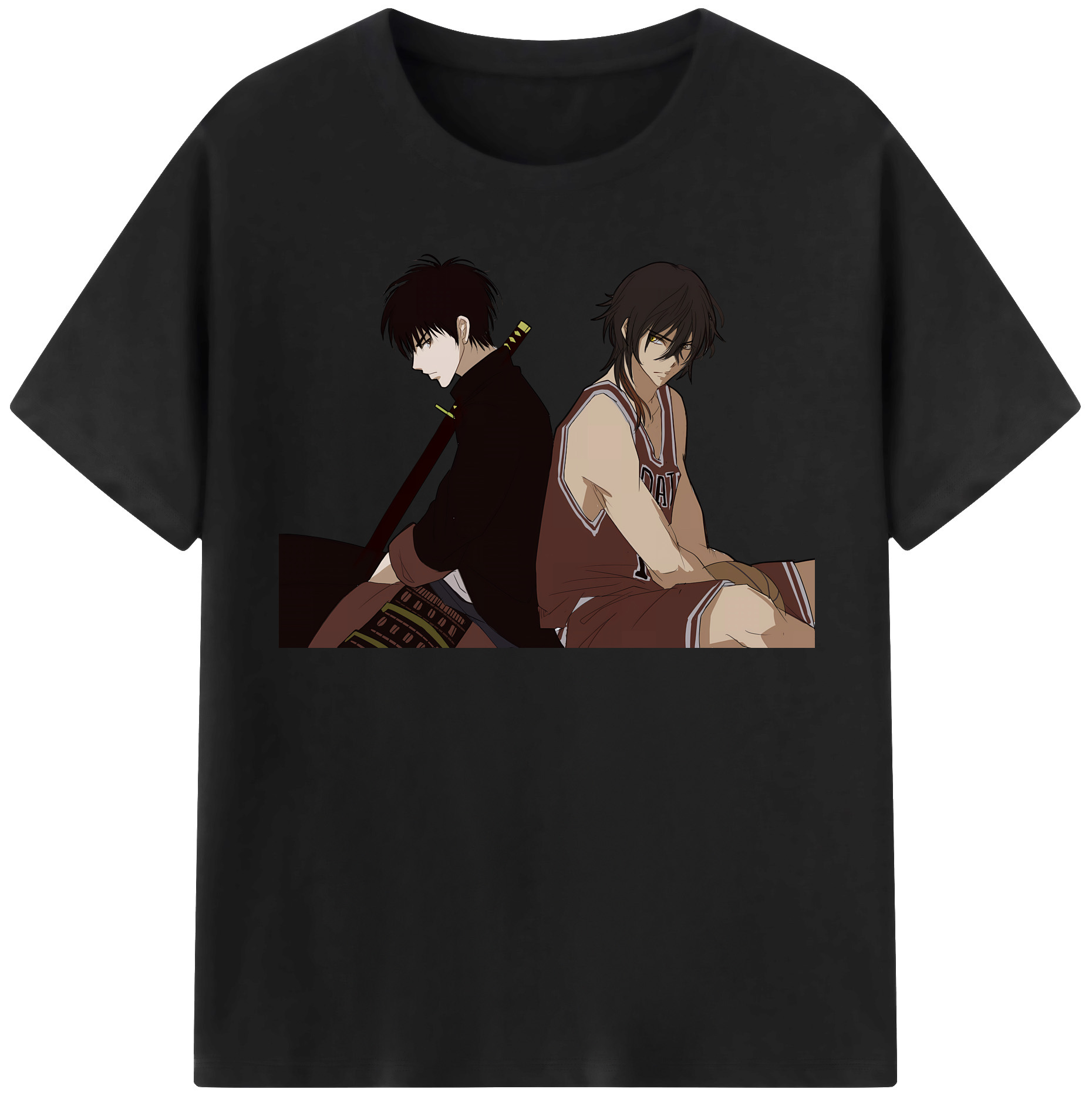 SLAM DUNK／スラムダンク 綿100％半袖Tシャツ（フロントプリント）