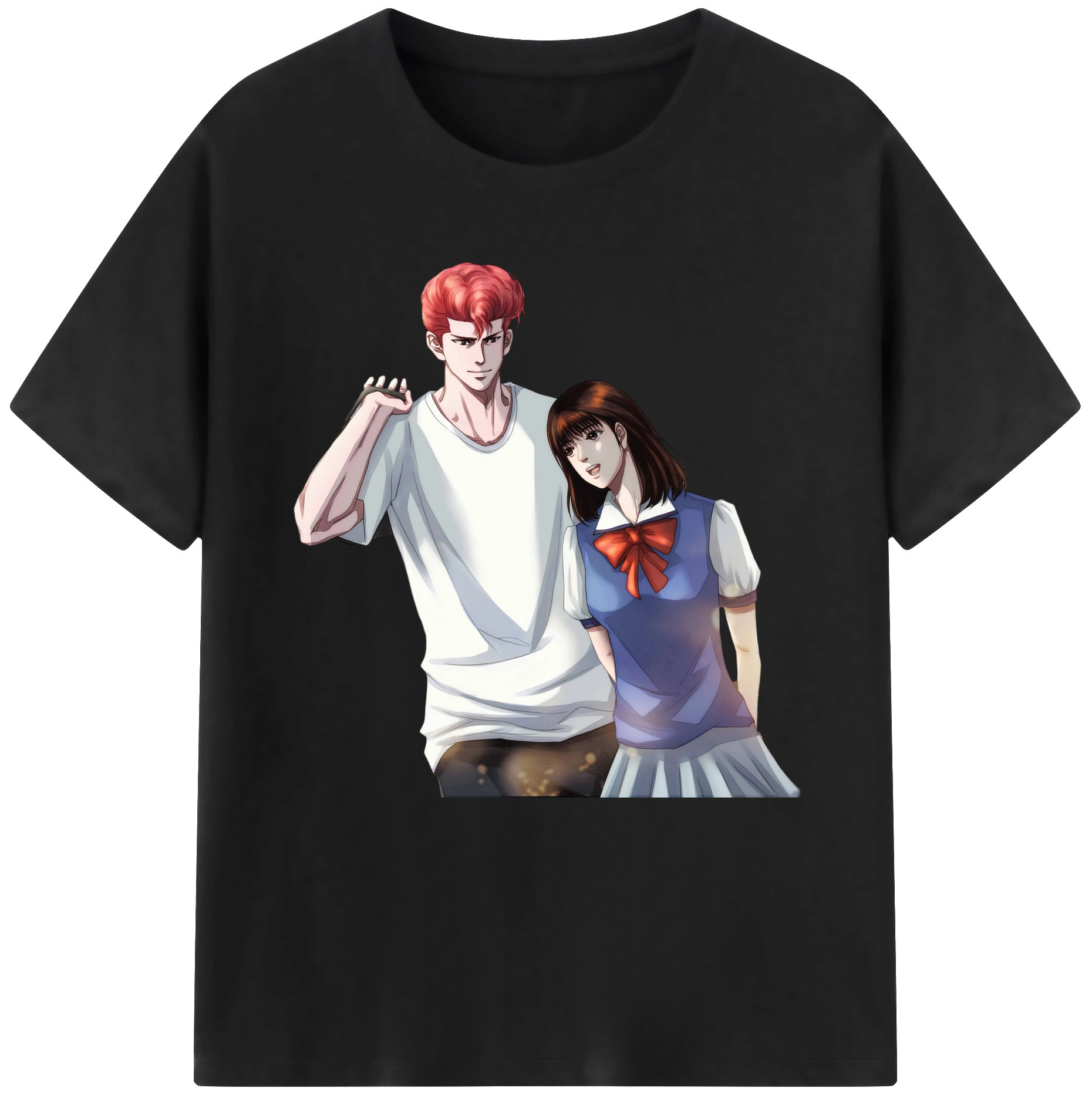 SLAM DUNK／スラムダンク 綿100％半袖Tシャツ（フロントプリント）