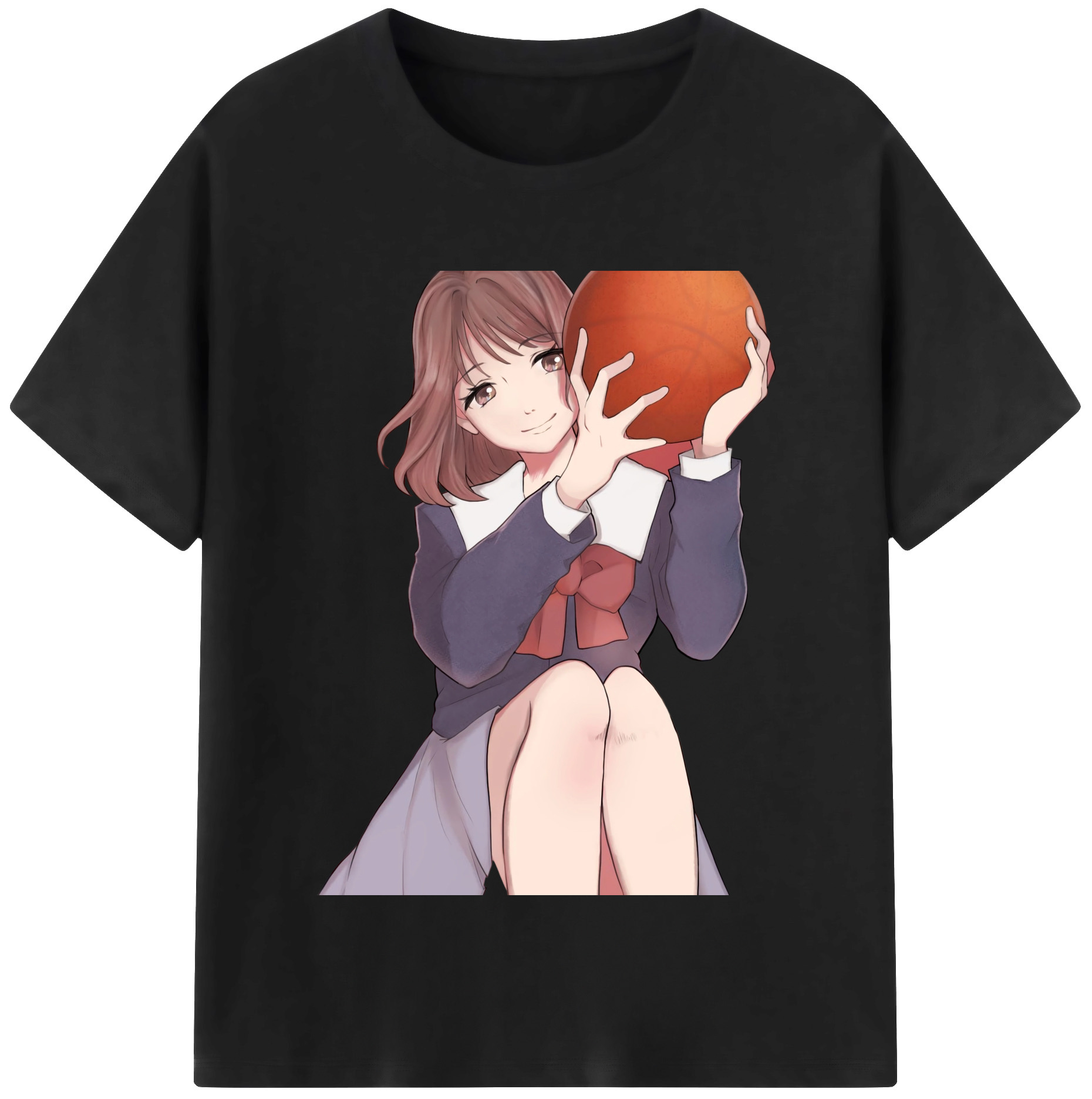 SLAM DUNK／スラムダンク 綿100％半袖Tシャツ（フロントプリント）
