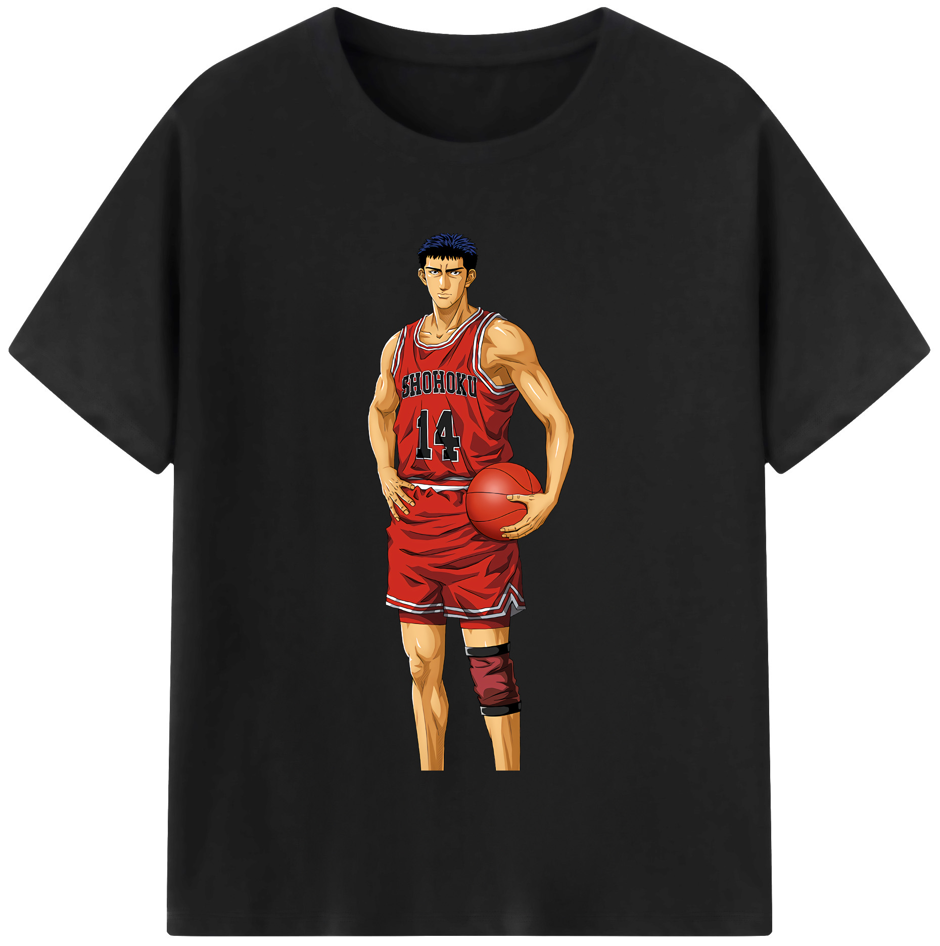 SLAM DUNK／スラムダンク 綿100％半袖Tシャツ（フロントプリント）