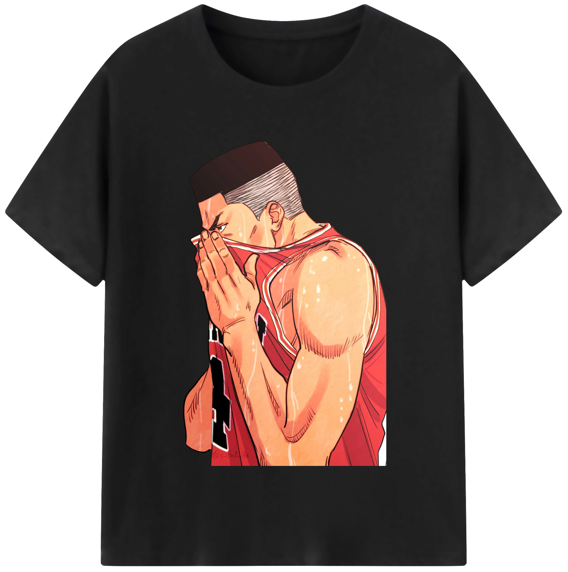 SLAM DUNK／スラムダンク 綿100％半袖Tシャツ（フロントプリント）