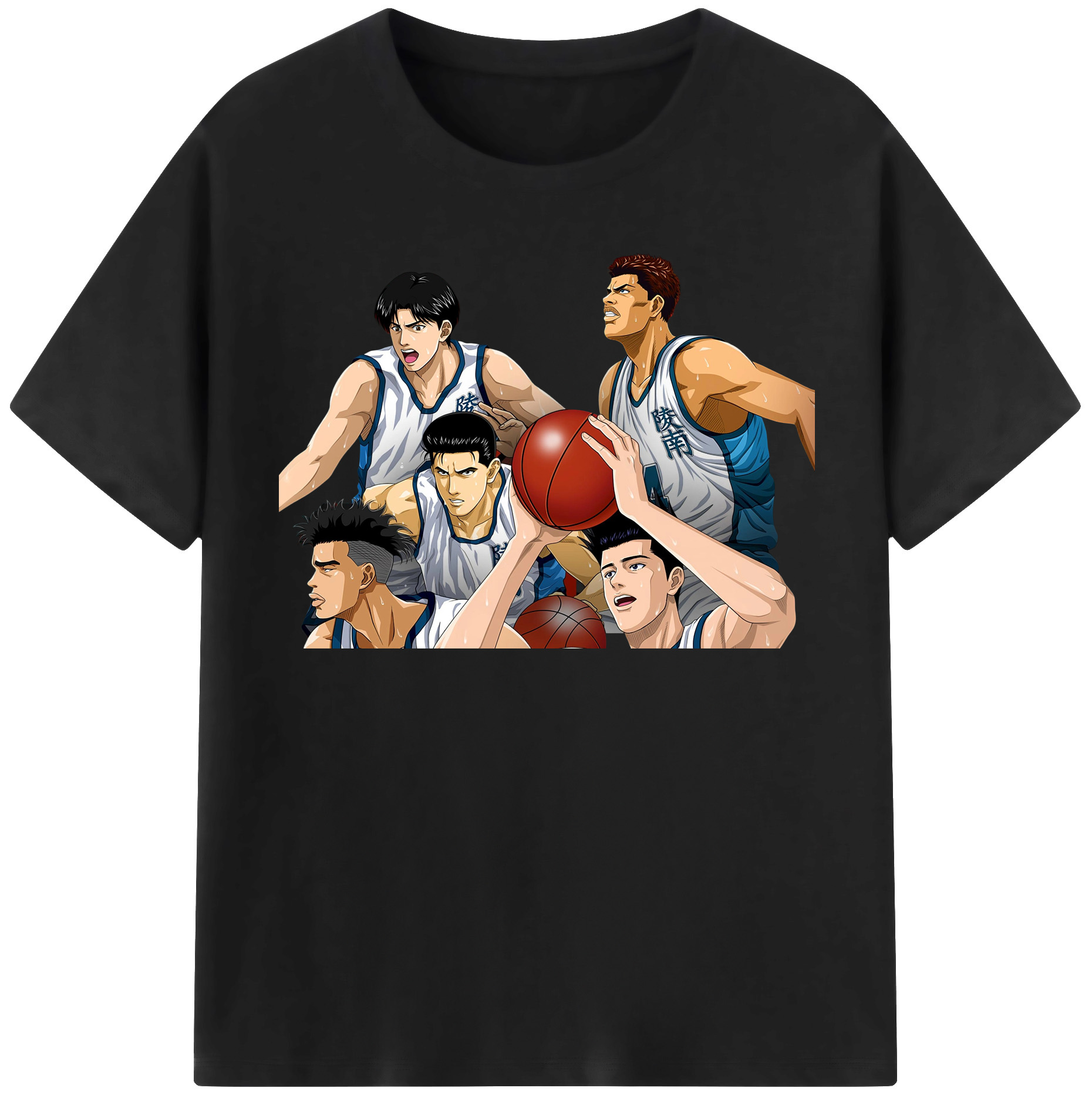 （画像用） SLAM DUNK／スラムダンク 綿100％半袖Tシャツ（フロントプリント）