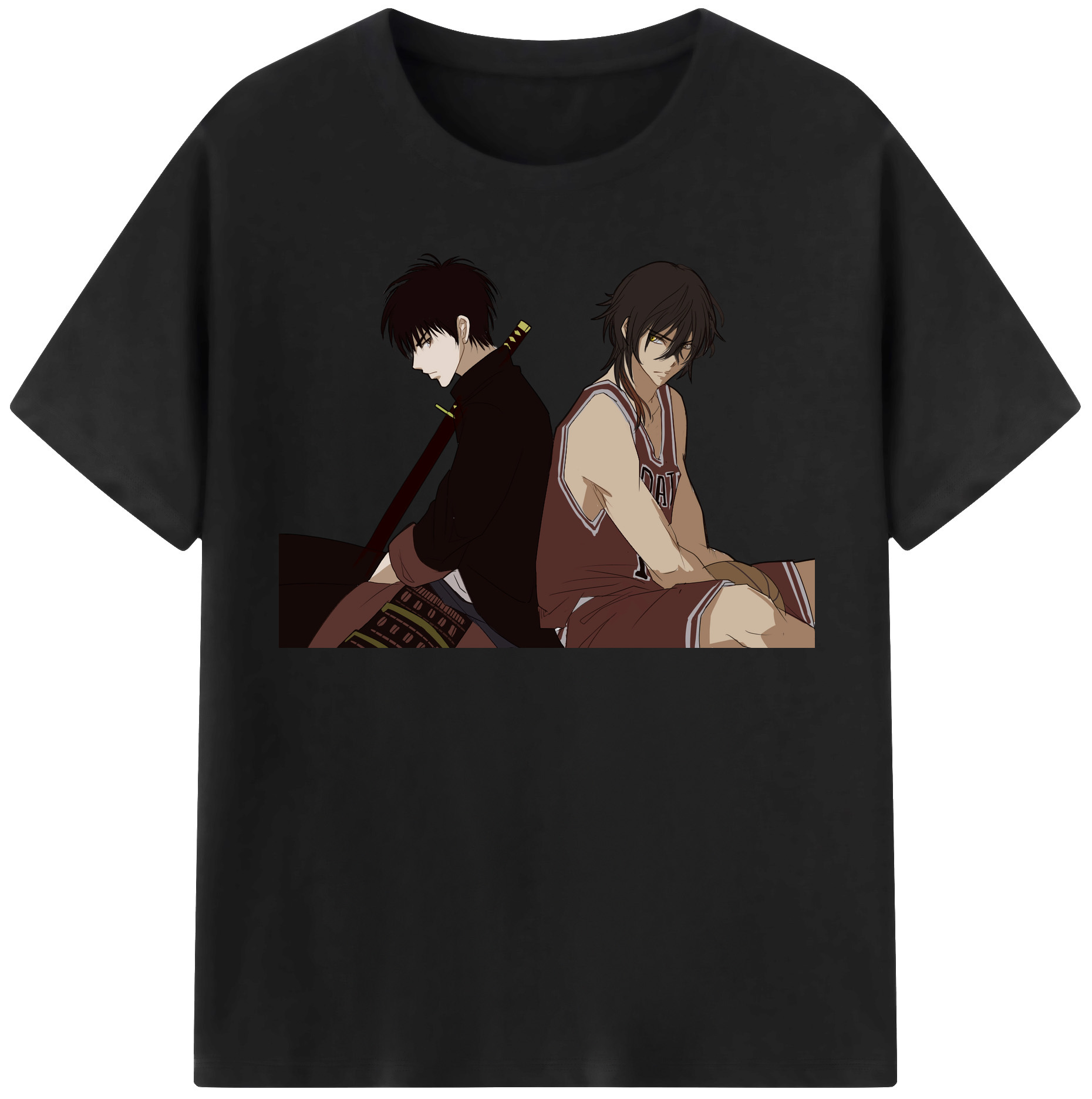 SLAM DUNK／スラムダンク 綿100％半袖Tシャツ（フロントプリント）