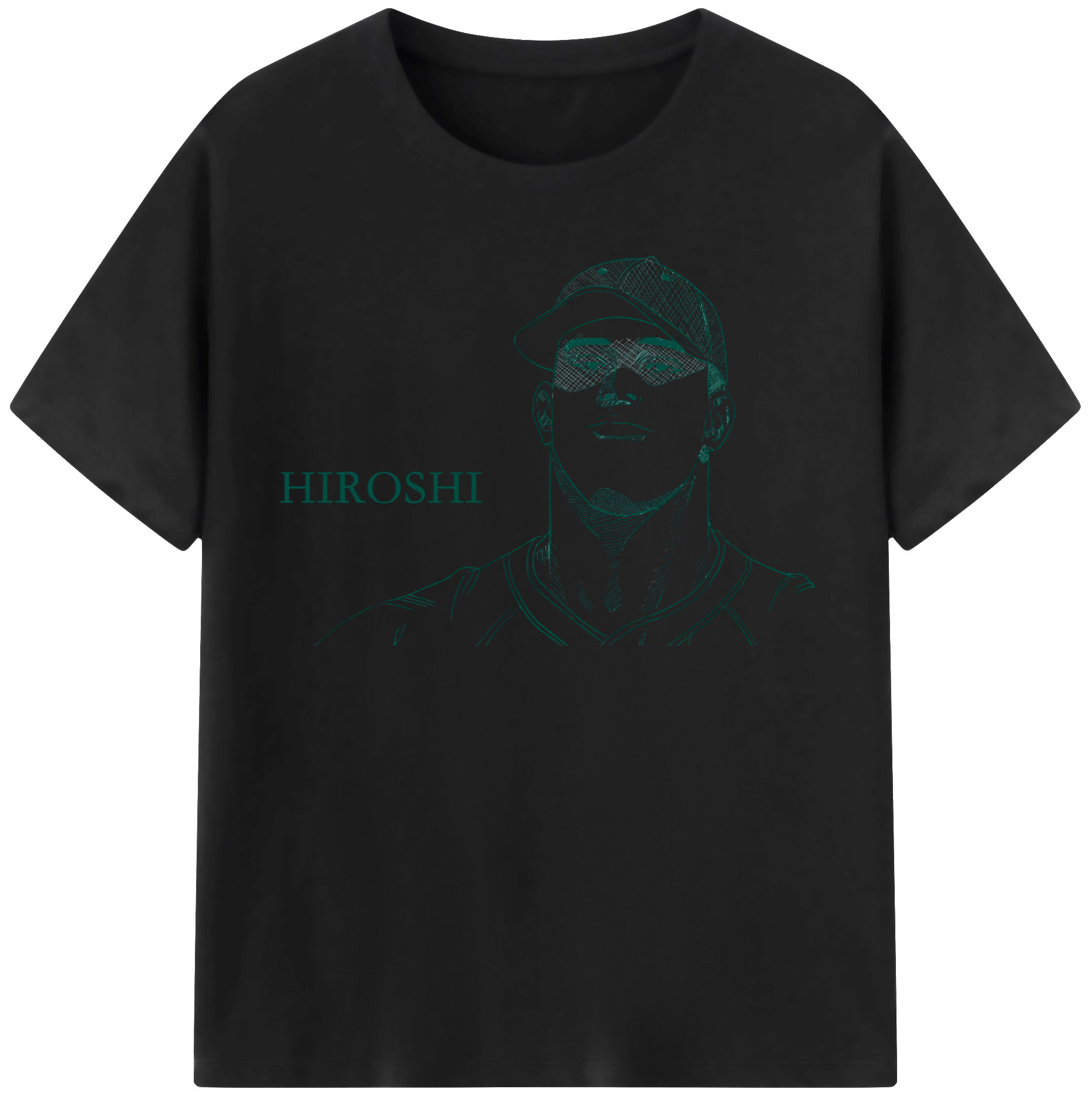 SLAM DUNK／スラムダンク 綿100％半袖Tシャツ（フロントプリント）