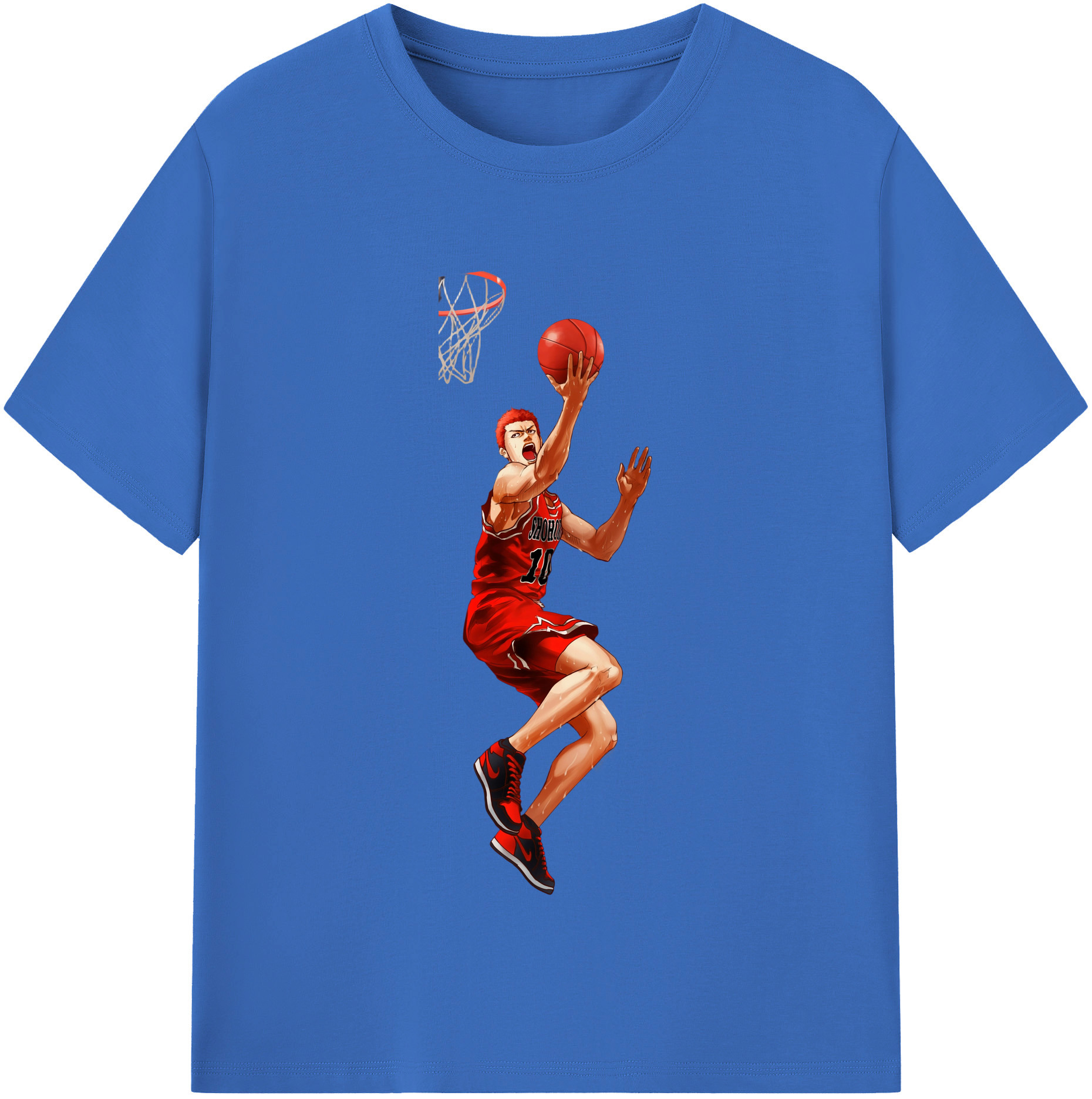 （画像用） SLAM DUNK／スラムダンク 綿100％半袖Tシャツ（フロントプリント）