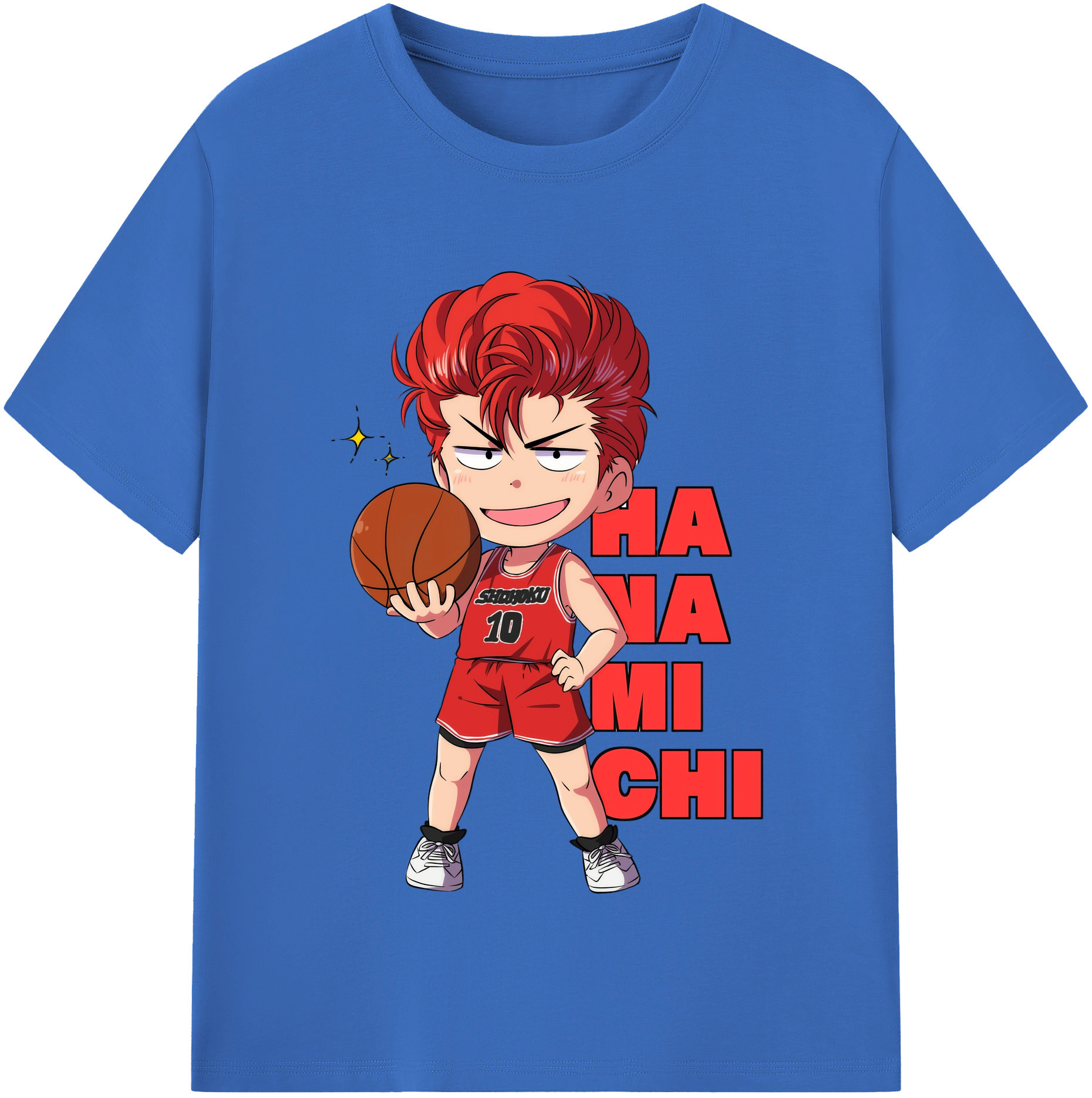 SLAM DUNK／スラムダンク 綿100％半袖Tシャツ（フロントプリント）