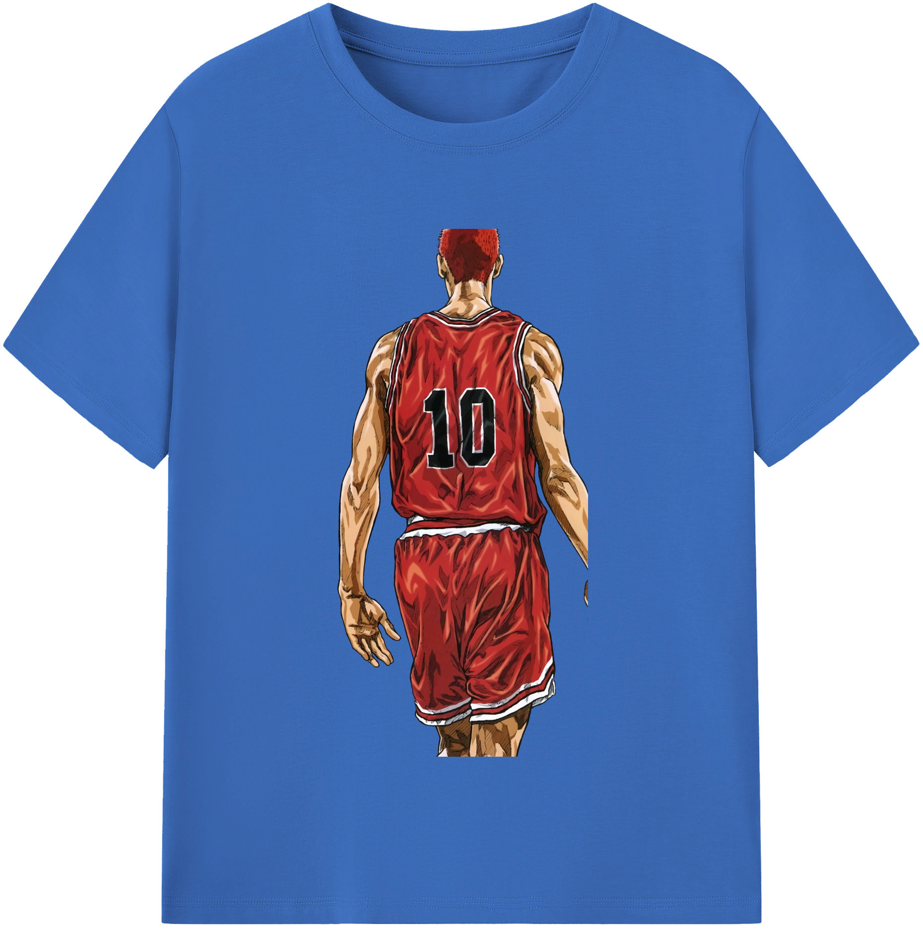 SLAM DUNK／スラムダンク 綿100％半袖Tシャツ（フロントプリント）