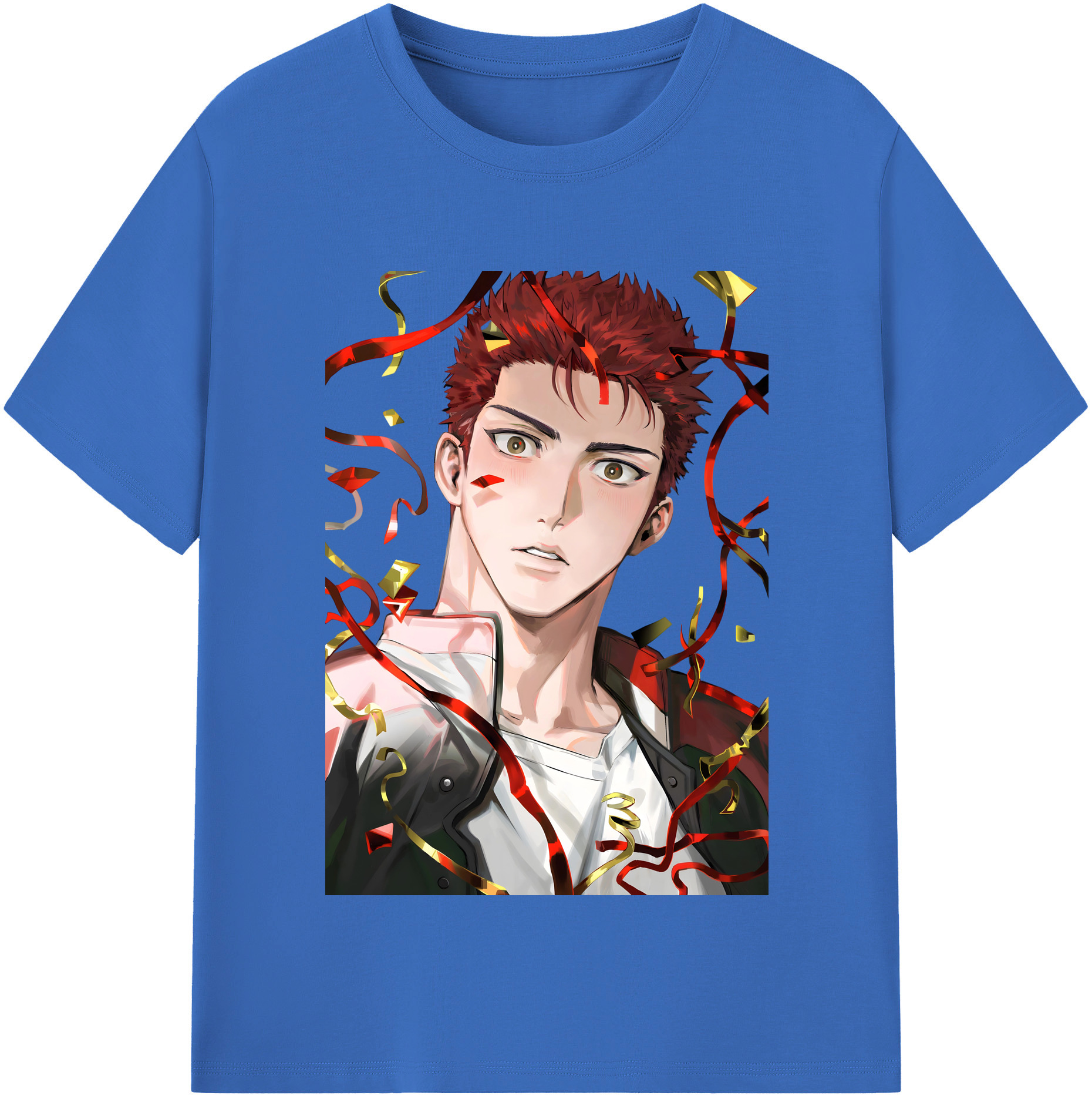 SLAM DUNK／スラムダンク 綿100％半袖Tシャツ（フロントプリント）