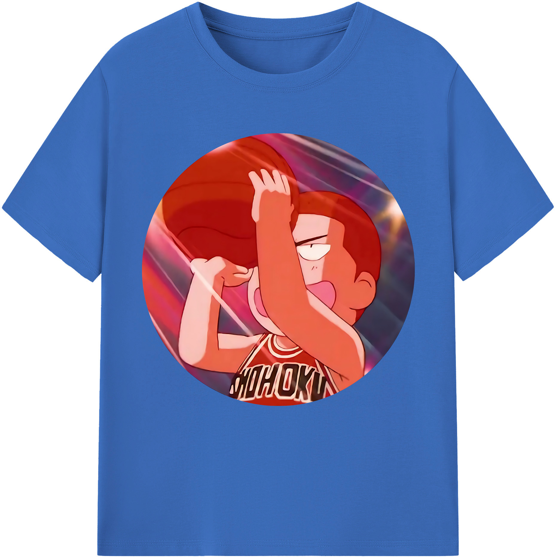 SLAM DUNK／スラムダンク 綿100％半袖Tシャツ（フロントプリント）