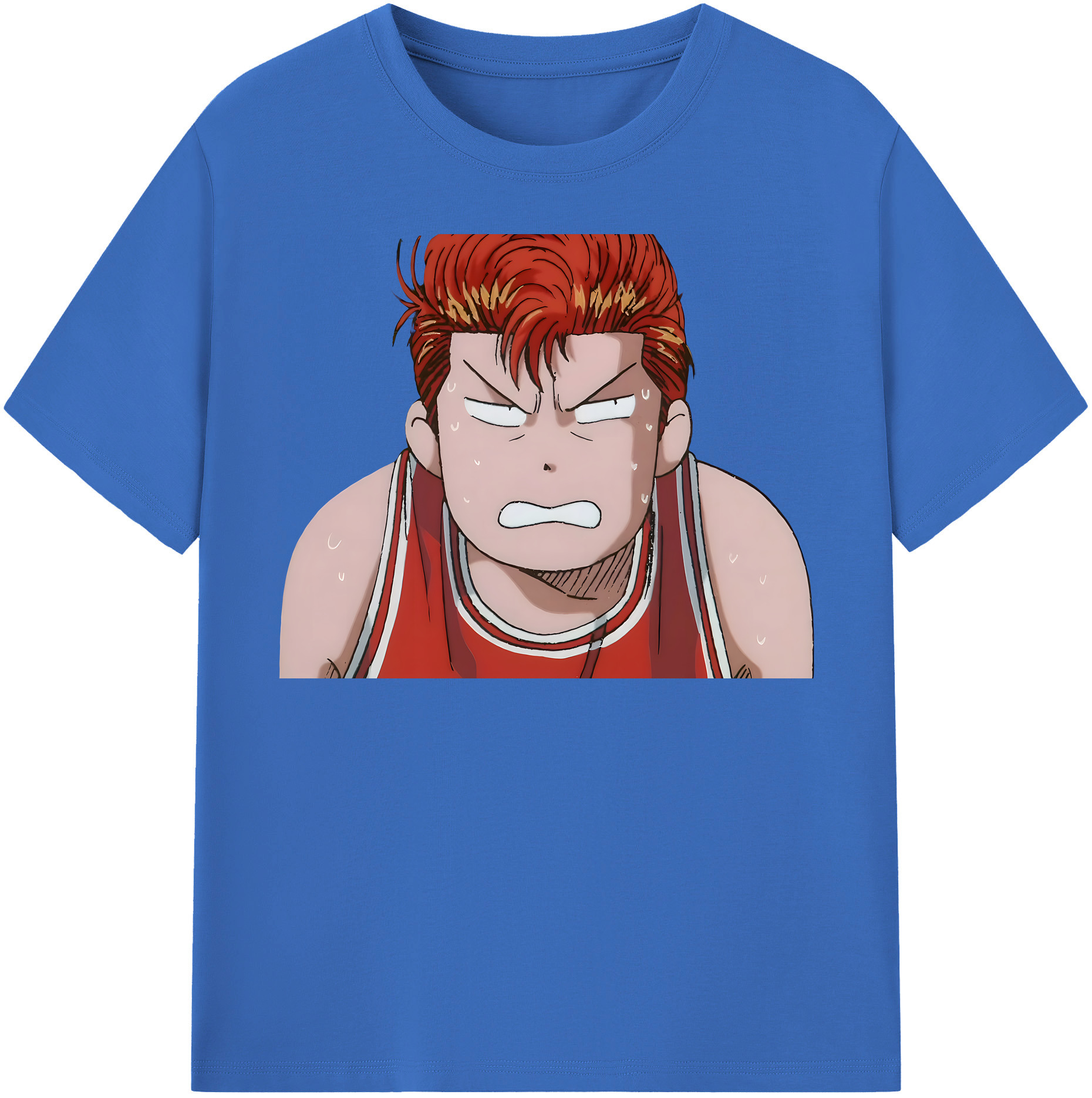 SLAM DUNK／スラムダンク 綿100％半袖Tシャツ（フロントプリント）
