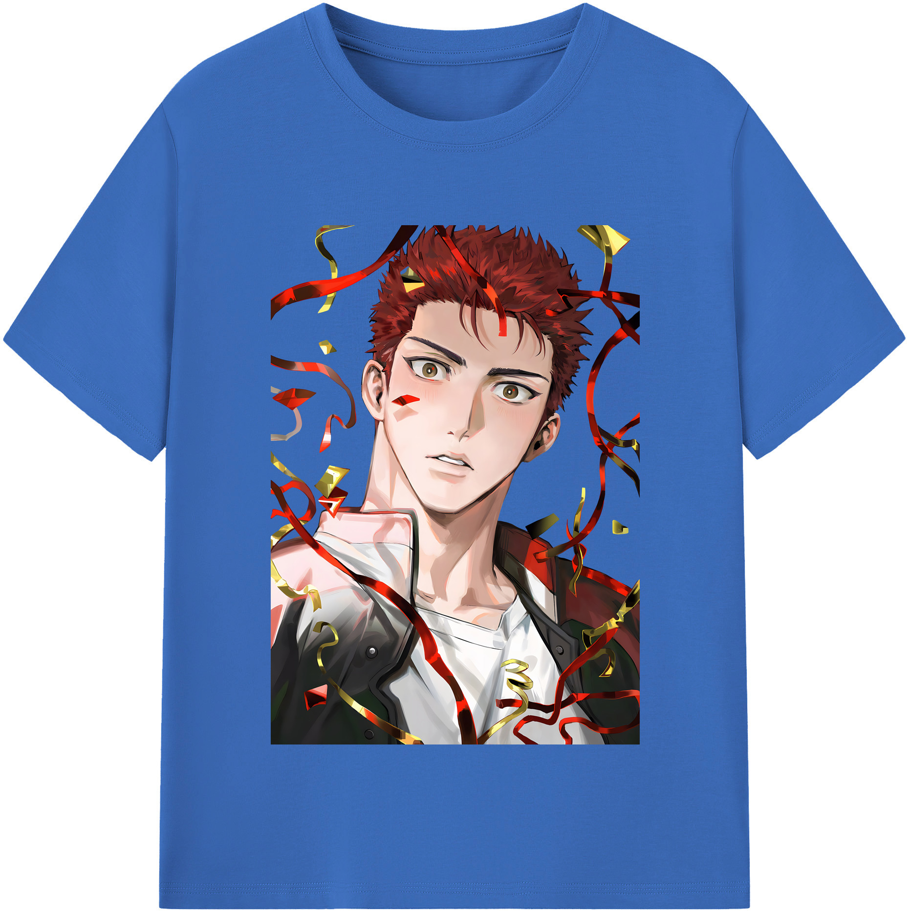 SLAM DUNK／スラムダンク 綿100％半袖Tシャツ（フロントプリント）