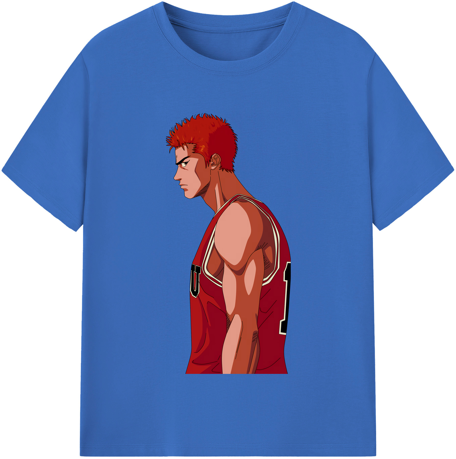 SLAM DUNK／スラムダンク 綿100％半袖Tシャツ（フロントプリント）