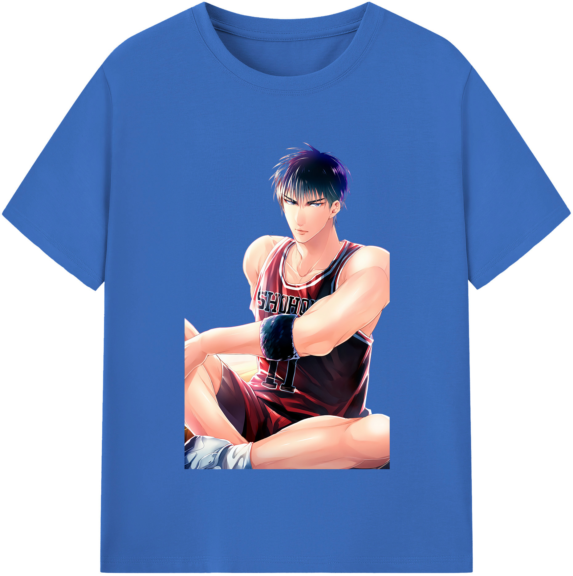 SLAM DUNK／スラムダンク 綿100％半袖Tシャツ（フロントプリント）
