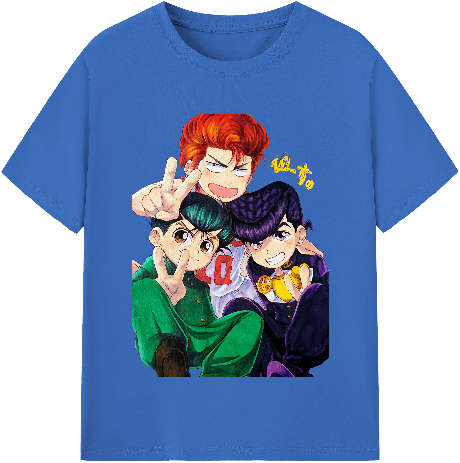 SLAM DUNK／スラムダンク 綿100％半袖Tシャツ（フロントプリント）
