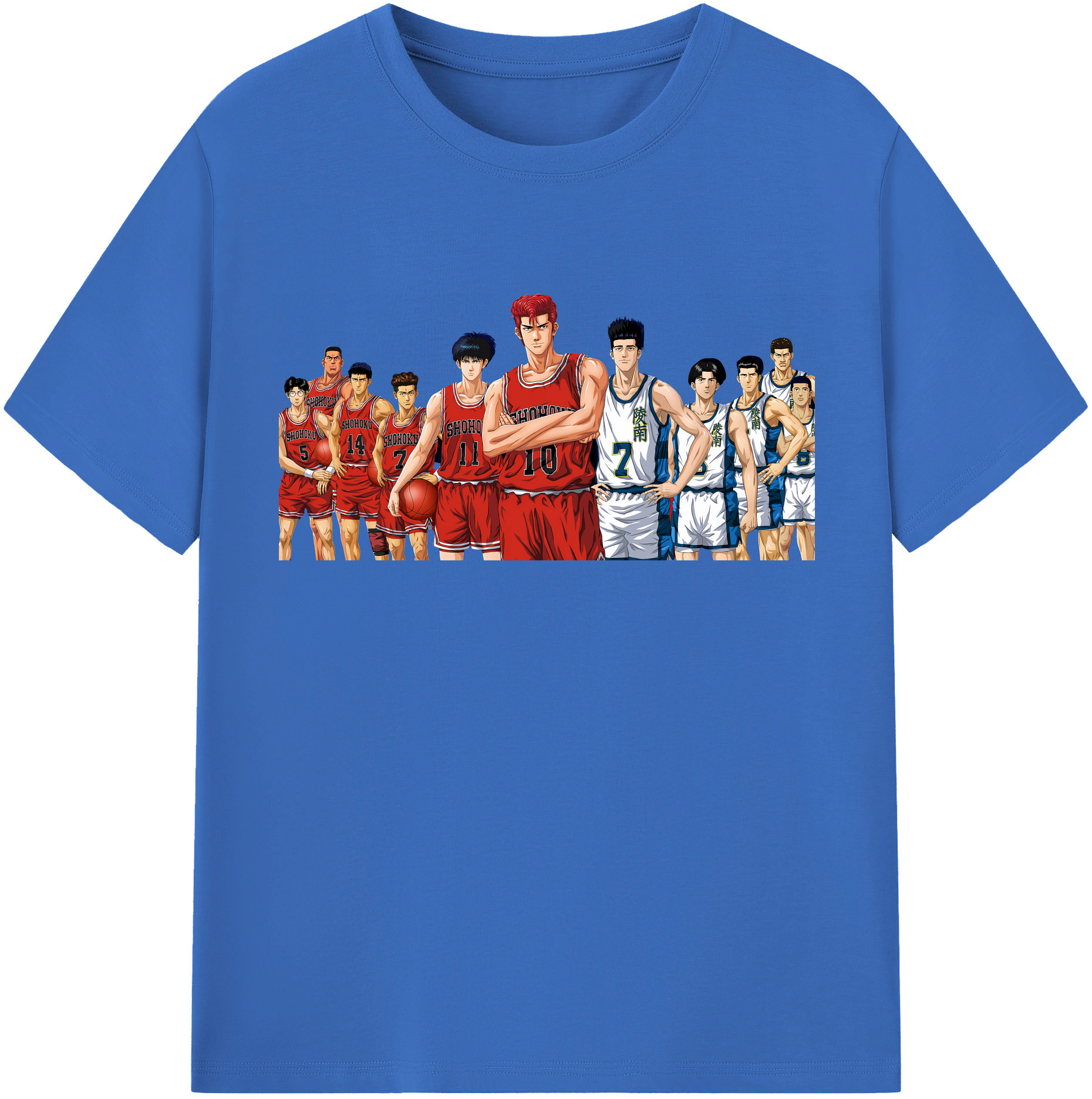 （画像用） SLAM DUNK／スラムダンク 綿100％半袖Tシャツ（フロントプリント）