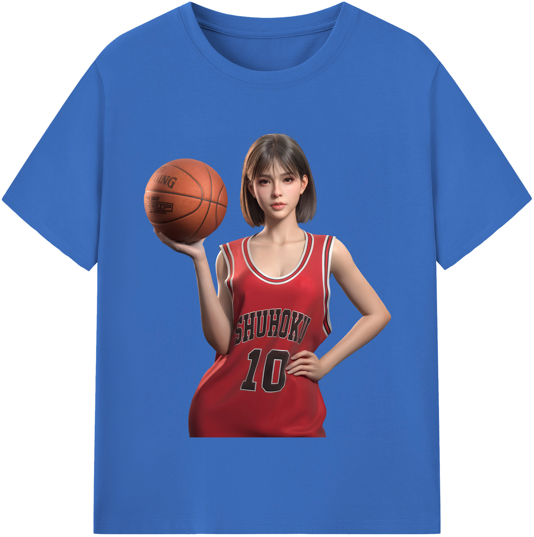 （画像用） SLAM DUNK／スラムダンク 綿100％半袖Tシャツ（フロントプリント）