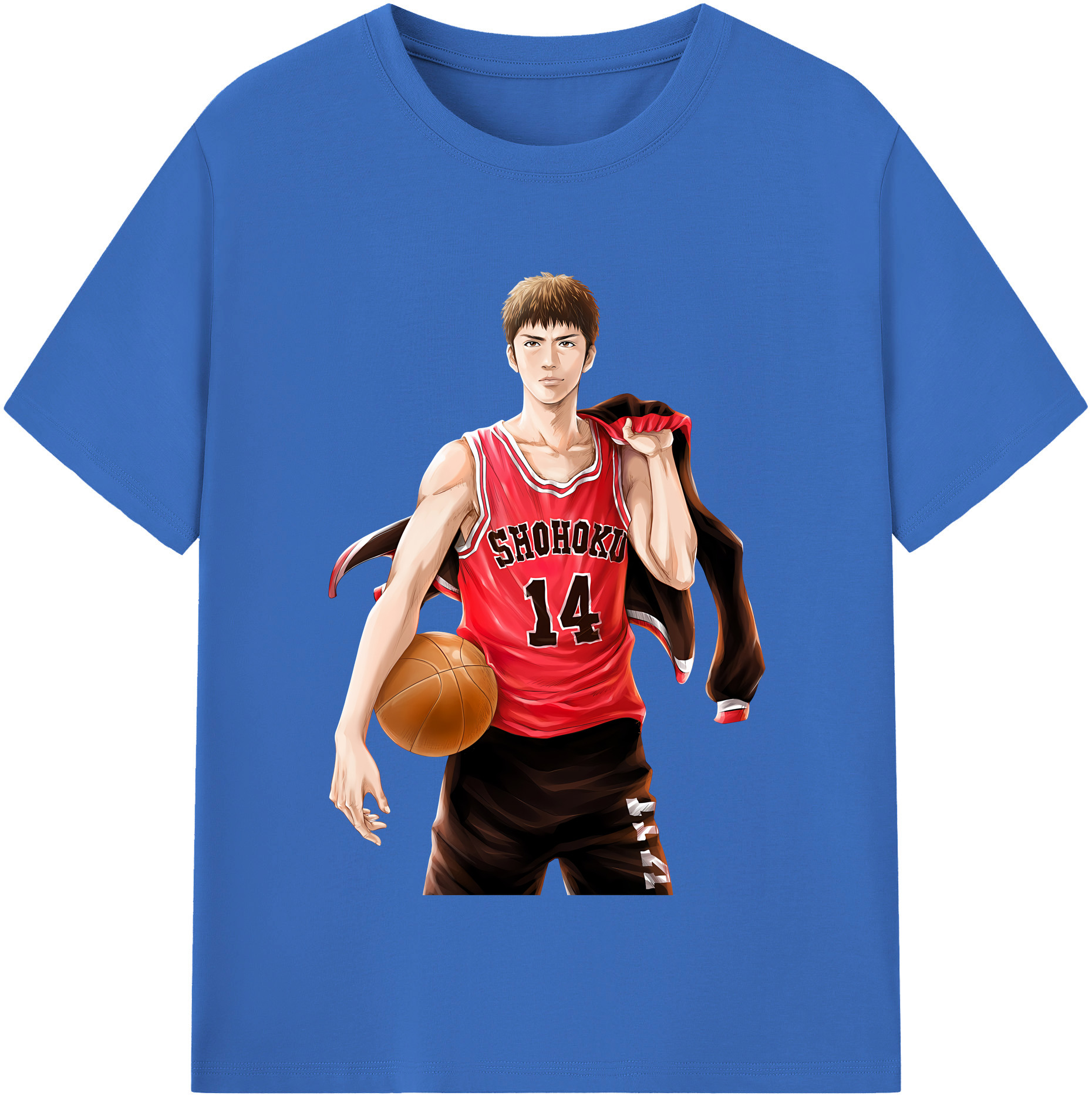 （画像用） SLAM DUNK／スラムダンク 綿100％半袖Tシャツ（フロントプリント）