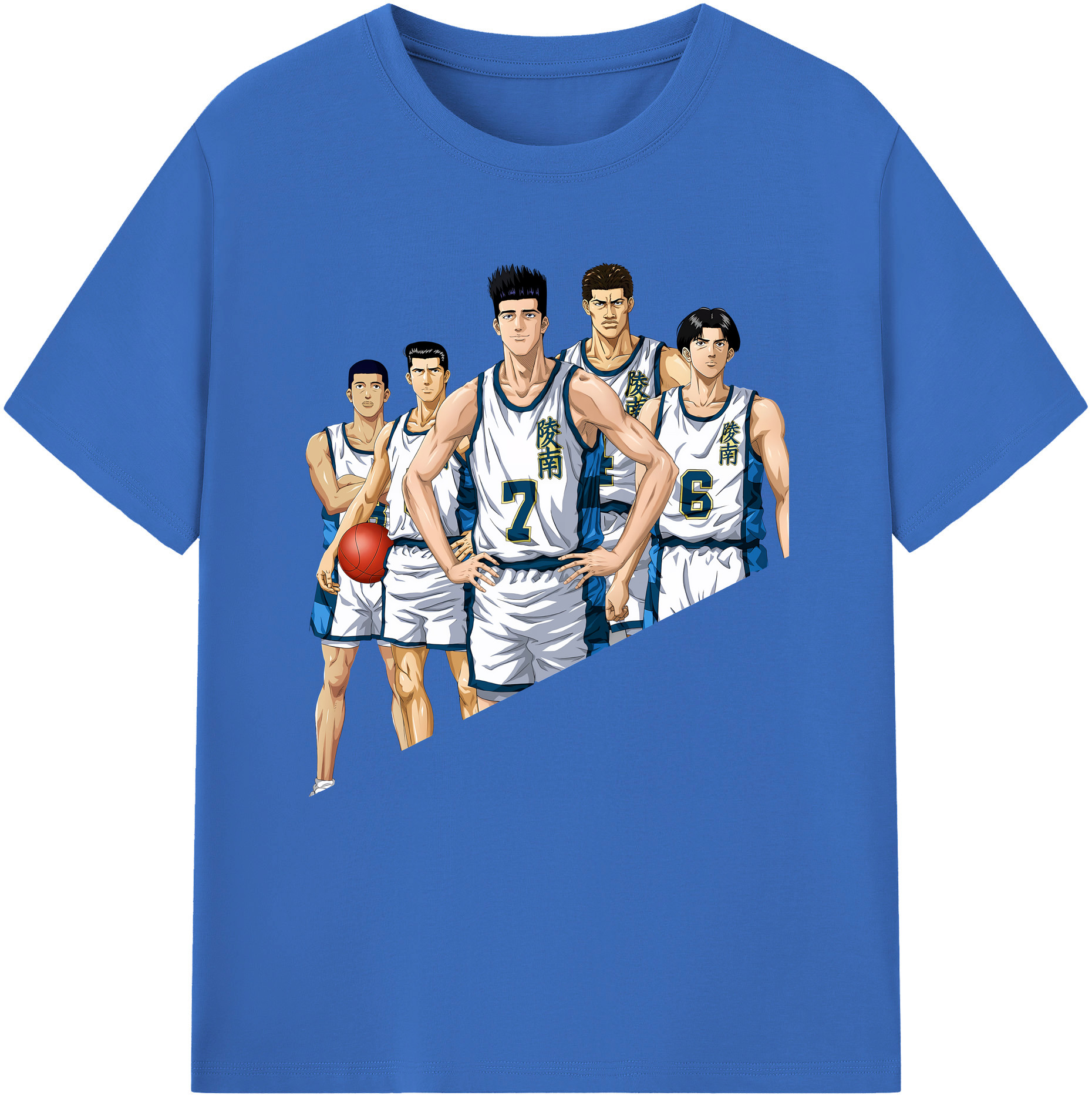 （画像用） SLAM DUNK／スラムダンク 綿100％半袖Tシャツ（フロントプリント）
