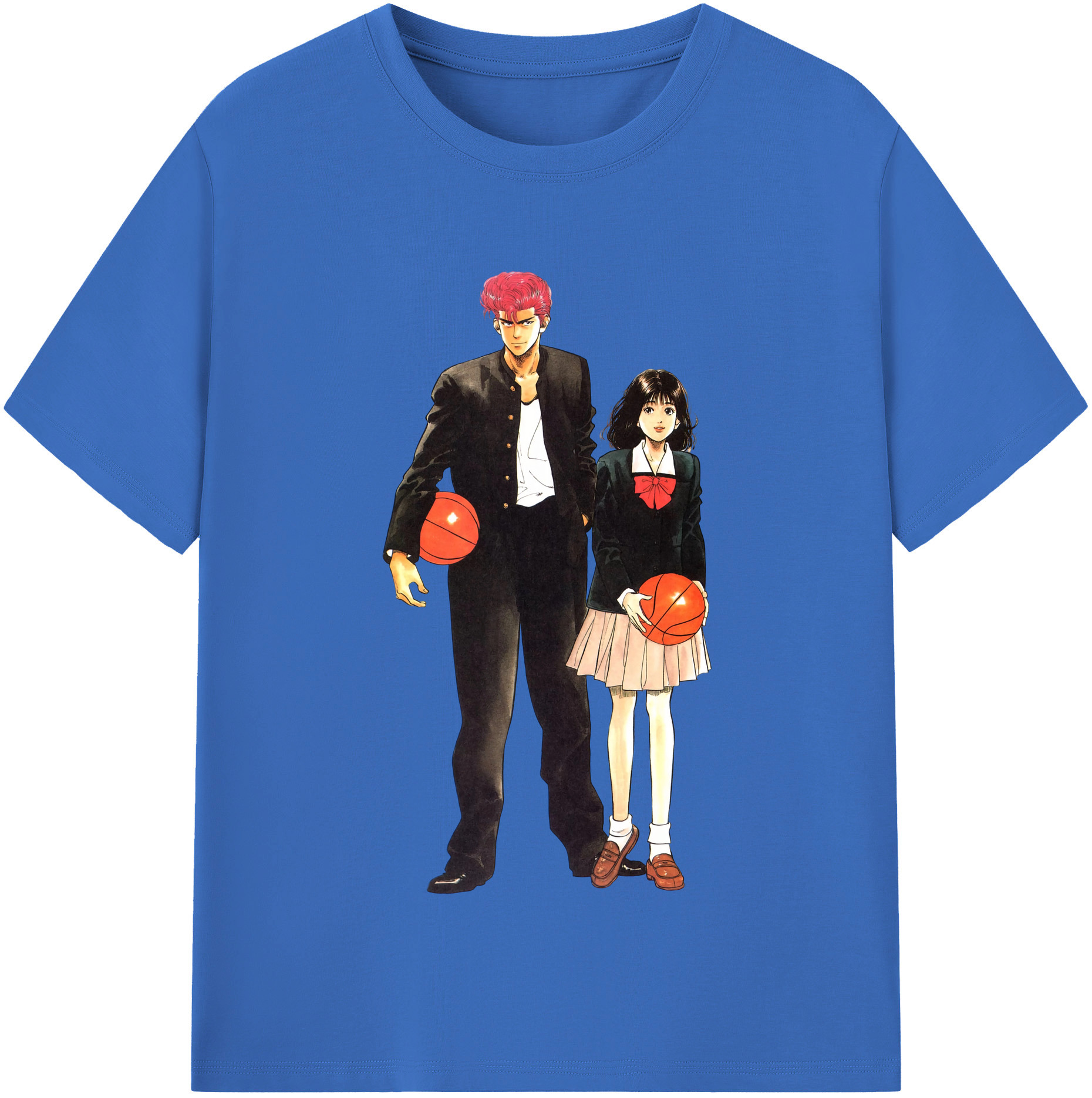 （画像用） SLAM DUNK／スラムダンク 綿100％半袖Tシャツ（フロントプリント）