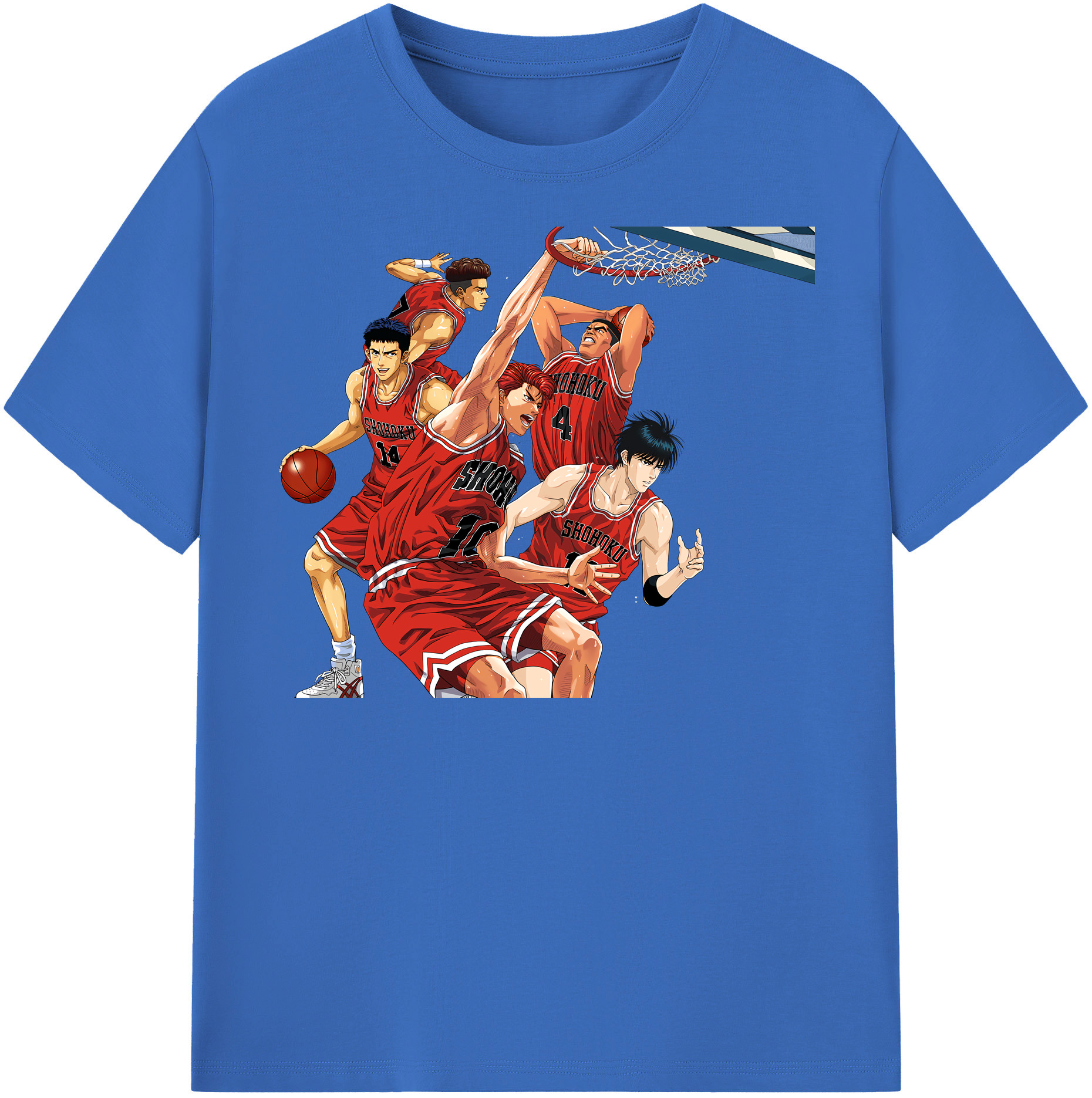 （画像用） SLAM DUNK／スラムダンク 綿100％半袖Tシャツ（フロントプリント）