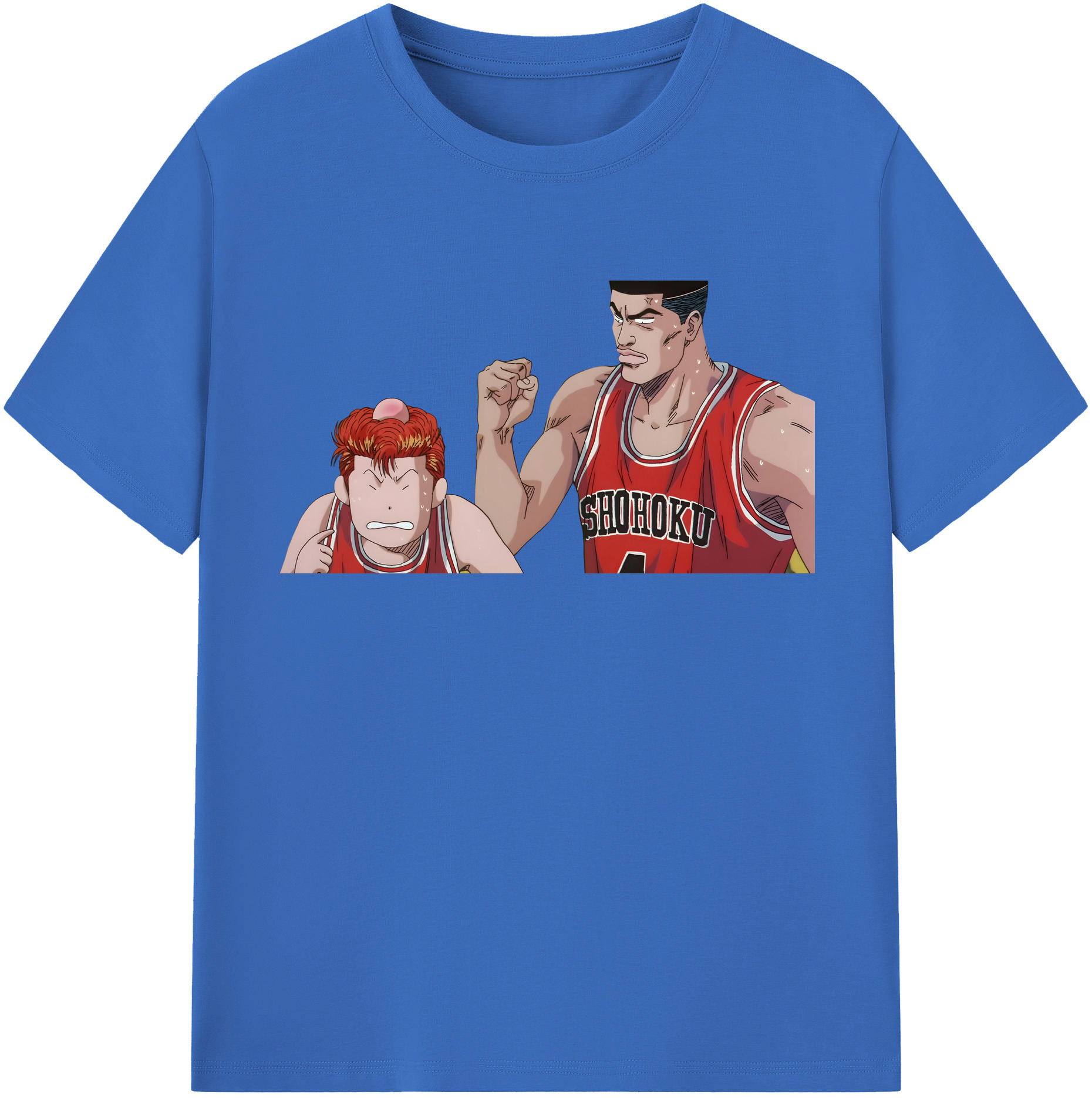 SLAM DUNK／スラムダンク 綿100％半袖Tシャツ（フロントプリント）
