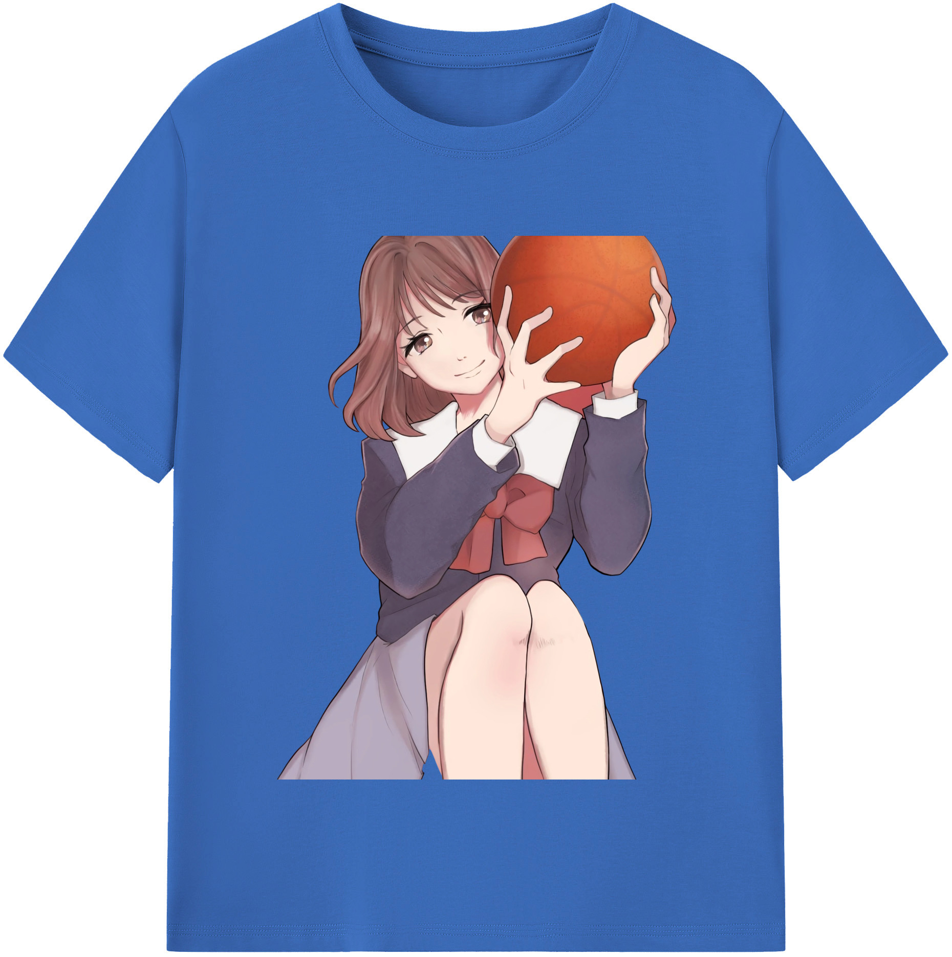 SLAM DUNK／スラムダンク 綿100％半袖Tシャツ（フロントプリント）