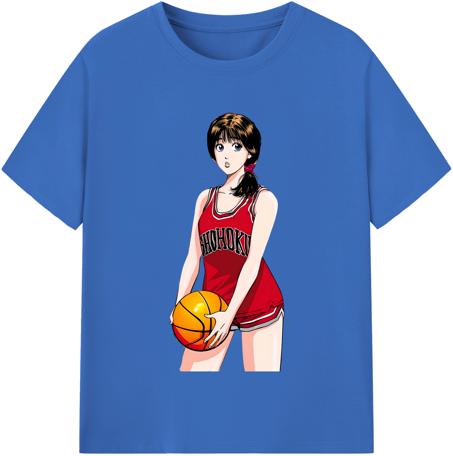 SLAM DUNK／スラムダンク 綿100％半袖Tシャツ（フロントプリント）