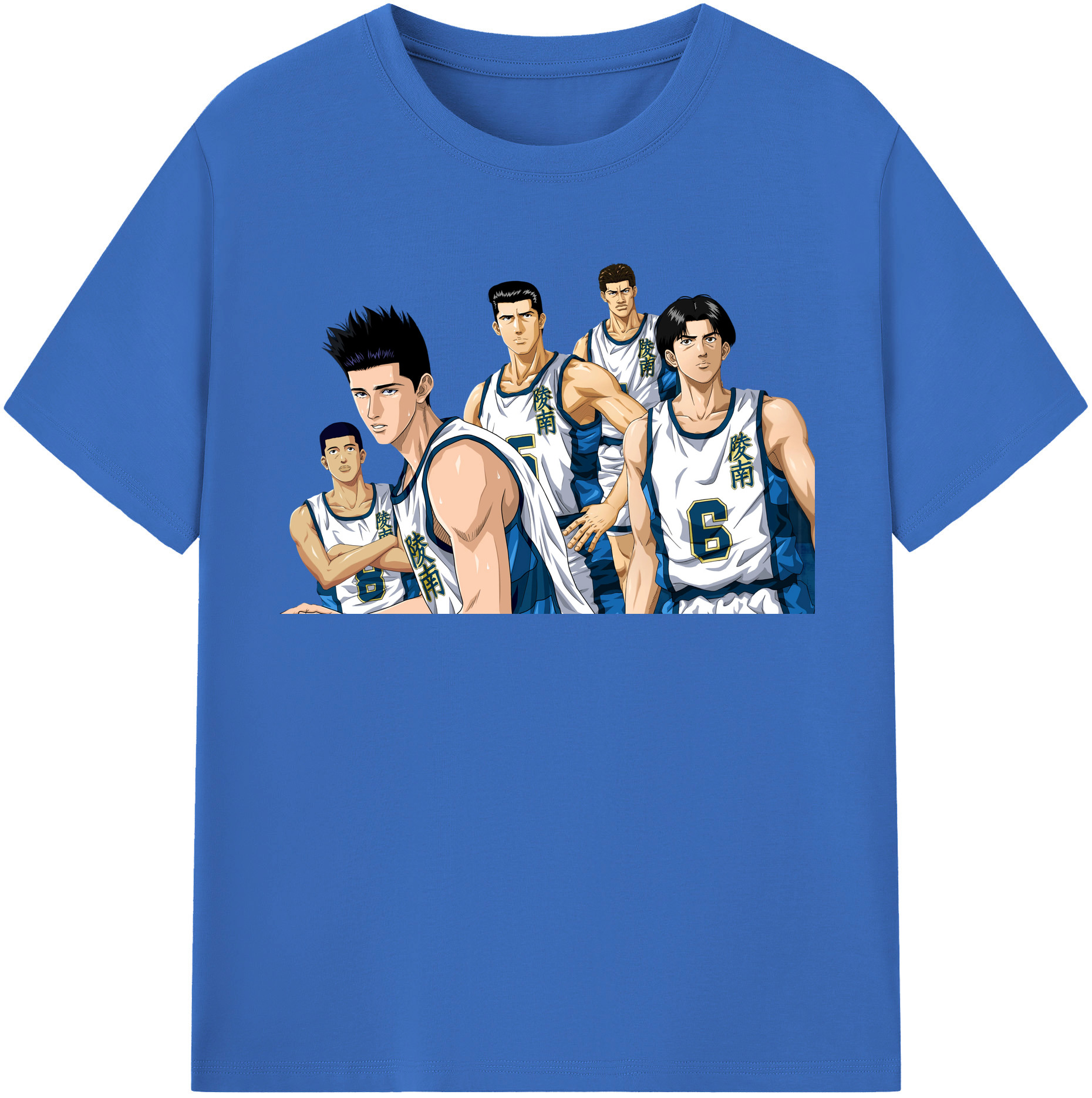 SLAM DUNK／スラムダンク 綿100％半袖Tシャツ（フロントプリント）
