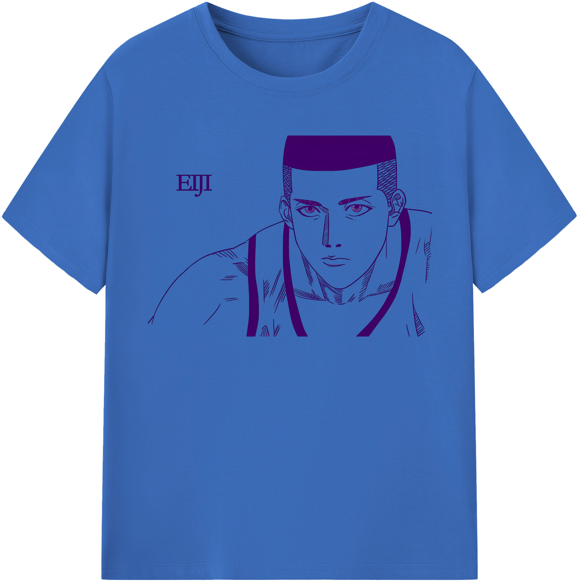 SLAM DUNK／スラムダンク 綿100％半袖Tシャツ（フロントプリント）