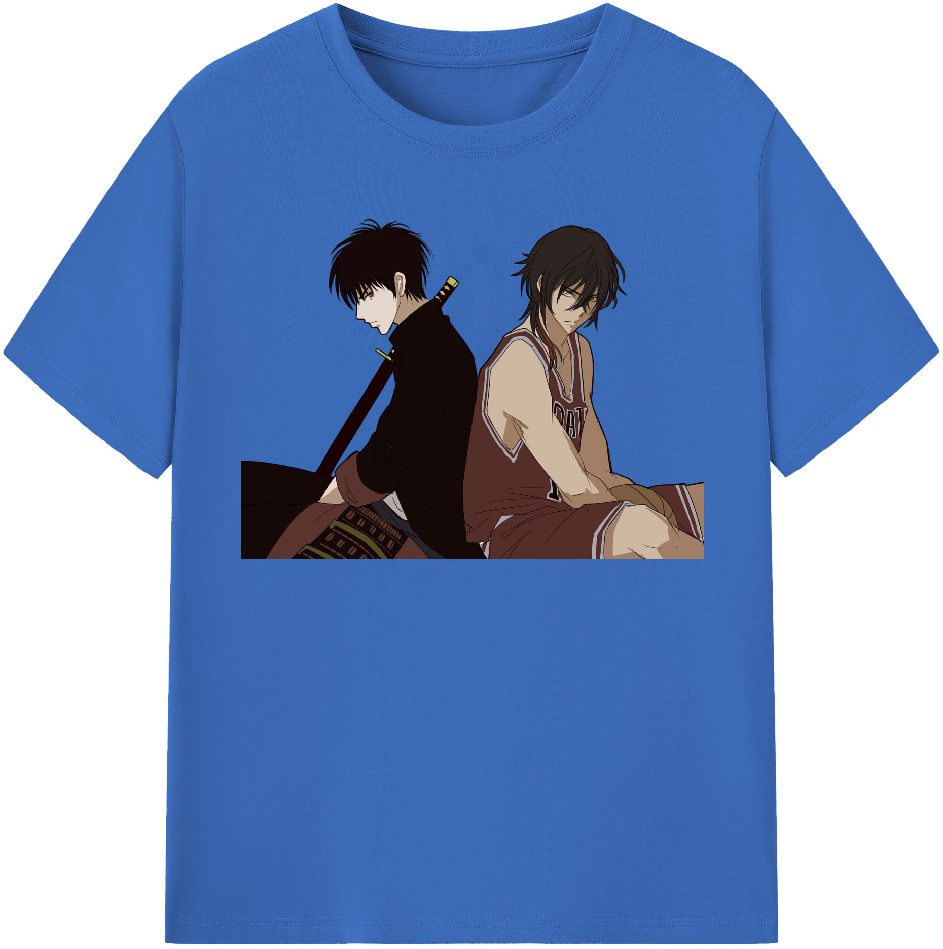 SLAM DUNK／スラムダンク 綿100％半袖Tシャツ（フロントプリント）