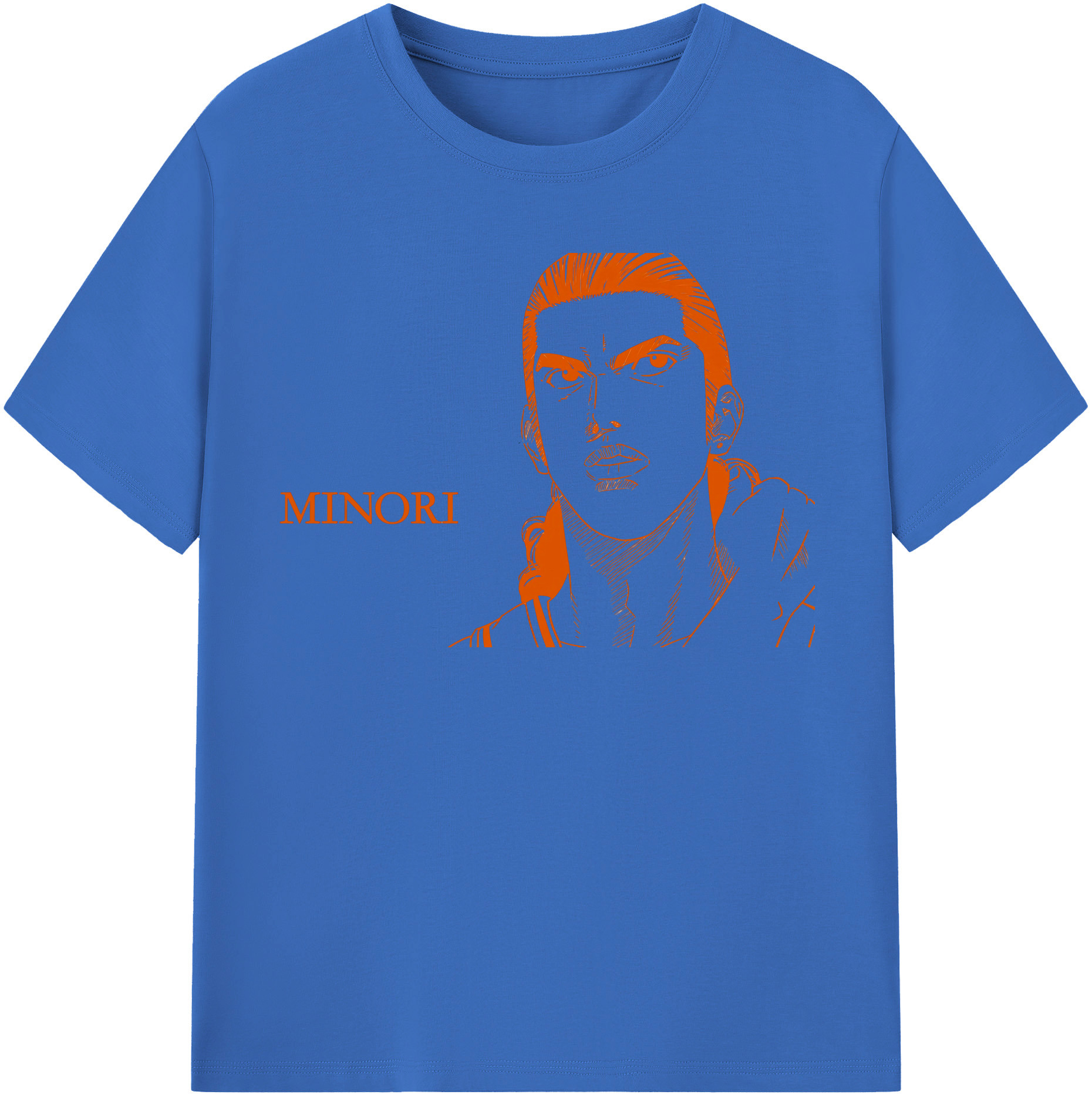 SLAM DUNK／スラムダンク 綿100％半袖Tシャツ（フロントプリント）