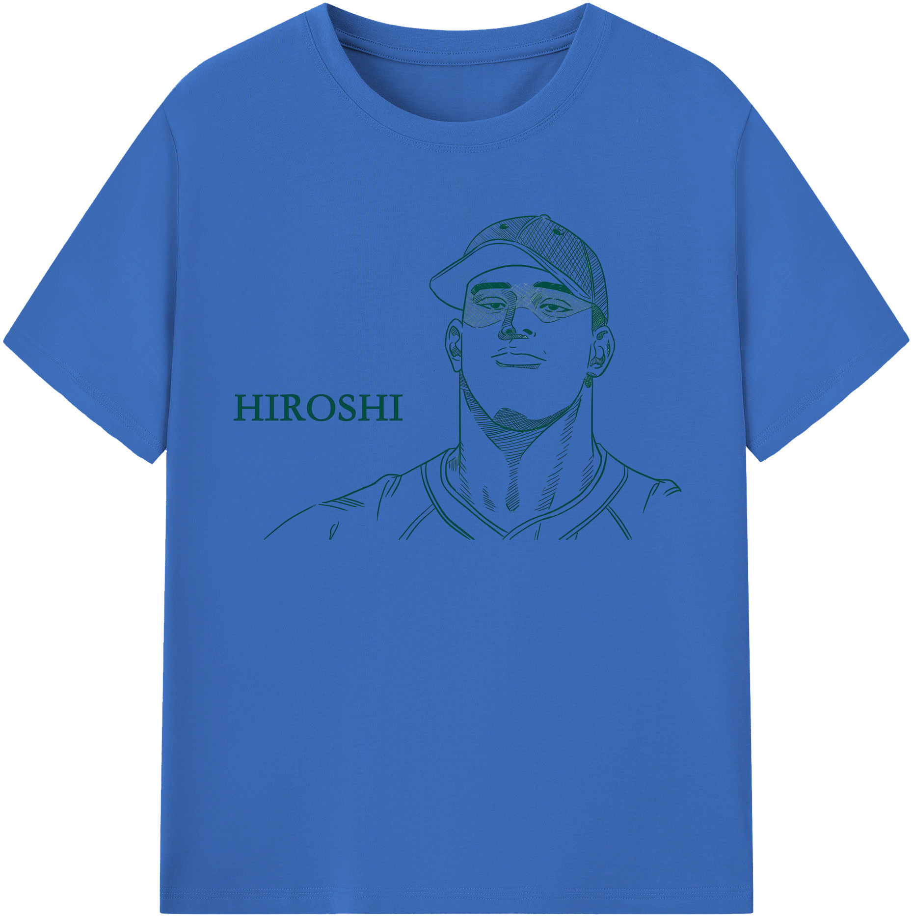 SLAM DUNK／スラムダンク 綿100％半袖Tシャツ（フロントプリント）