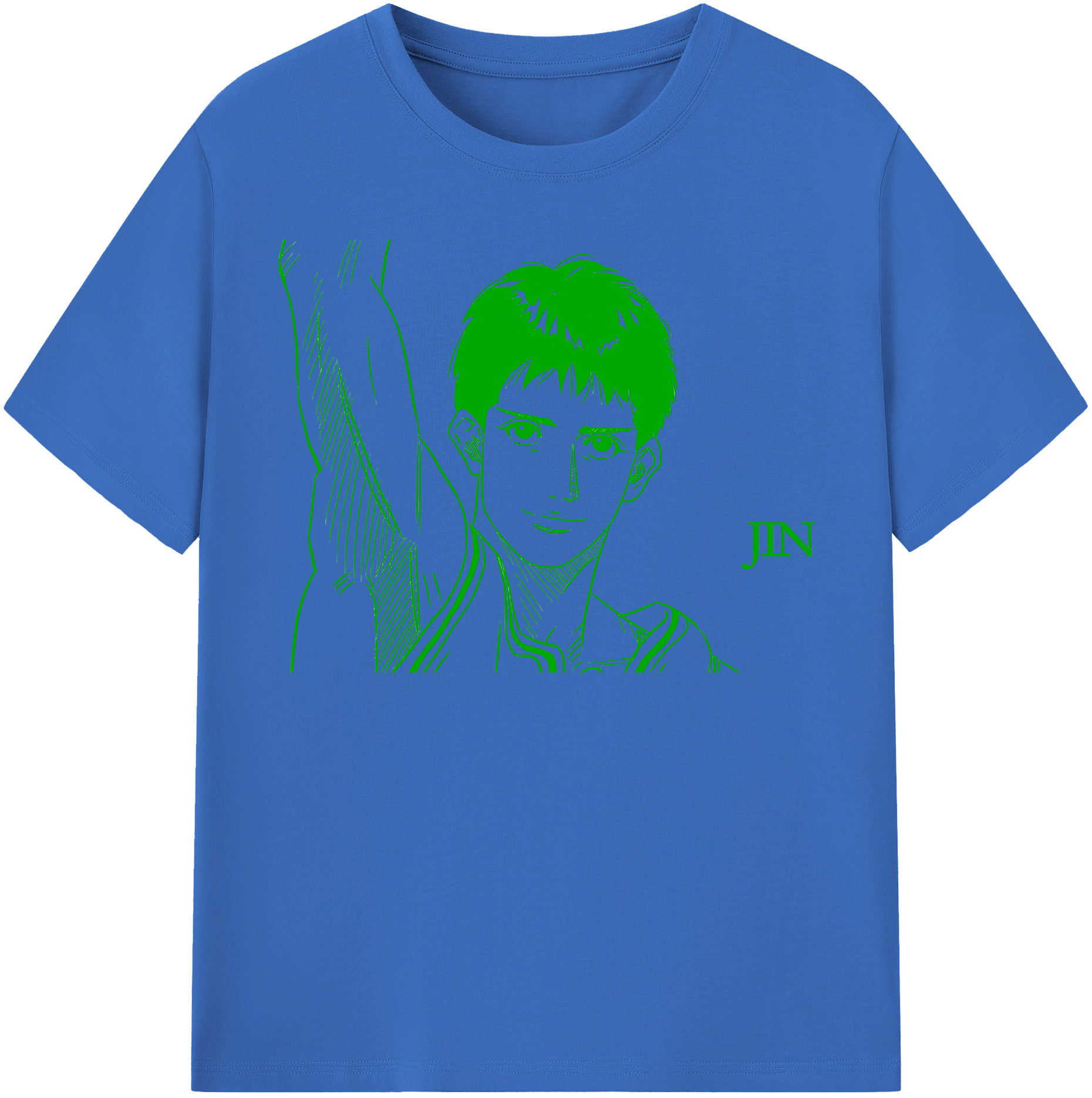 SLAM DUNK／スラムダンク 綿100％半袖Tシャツ（フロントプリント）