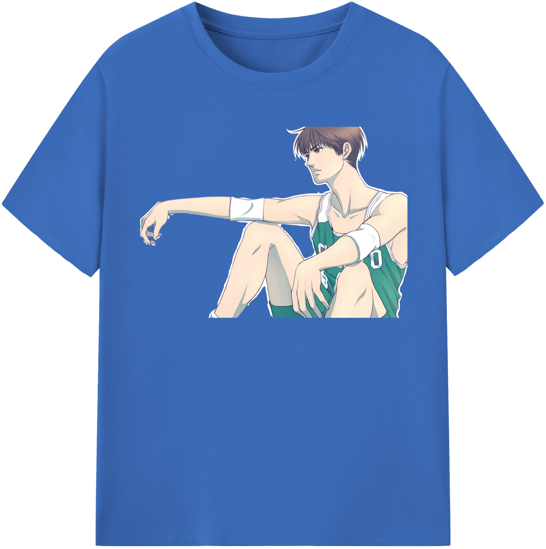 SLAM DUNK／スラムダンク 綿100％半袖Tシャツ（フロントプリント）