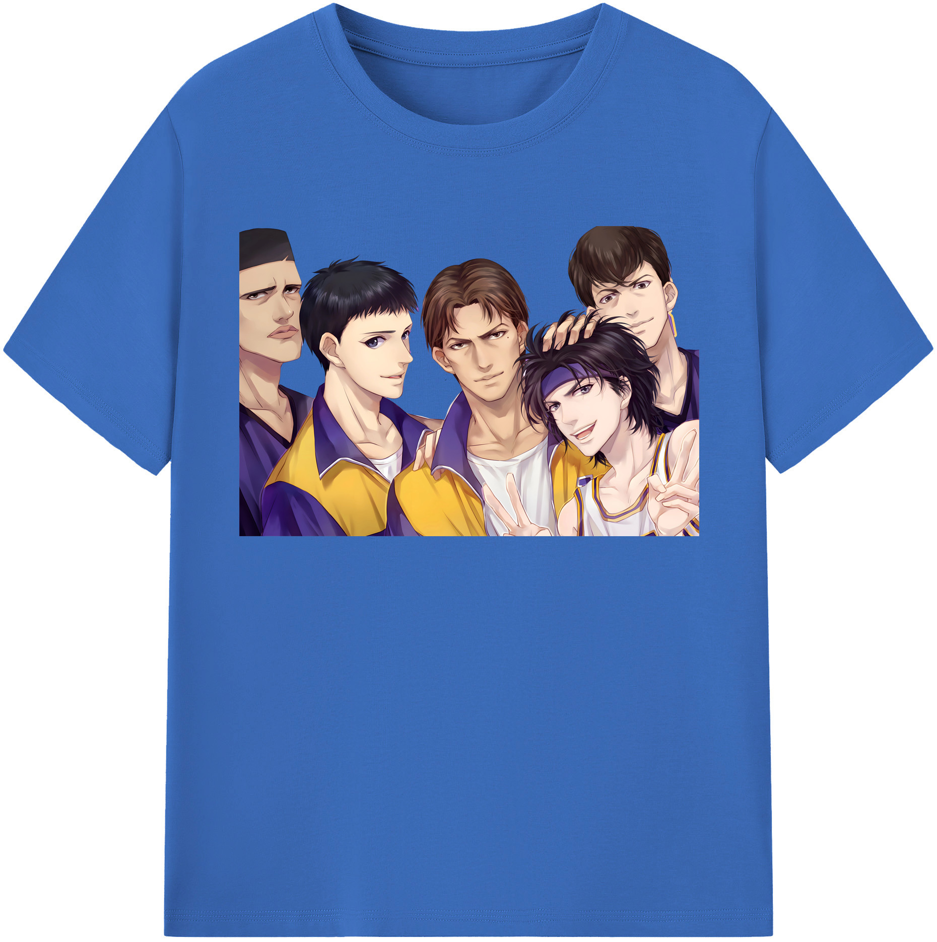 SLAM DUNK／スラムダンク 綿100％半袖Tシャツ（フロントプリント）