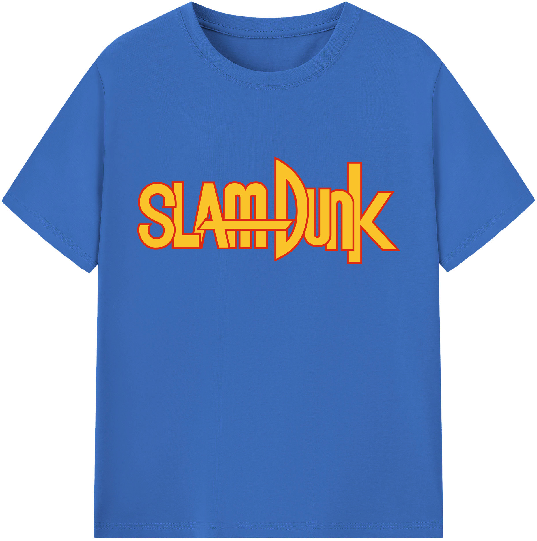 SLAM DUNK／スラムダンク 綿100％半袖Tシャツ（フロントプリント）
