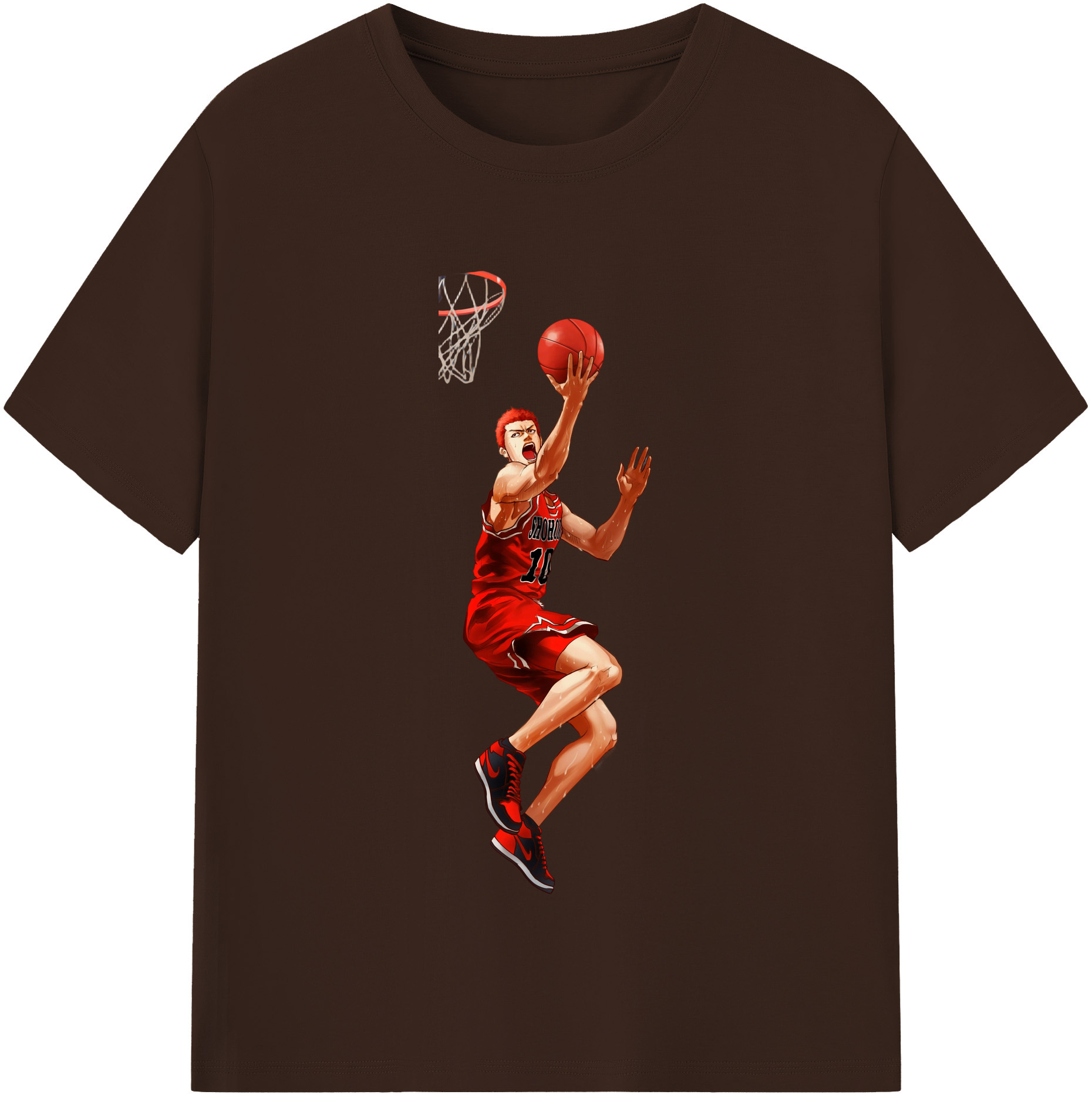 （画像用） SLAM DUNK／スラムダンク 綿100％半袖Tシャツ（フロントプリント）