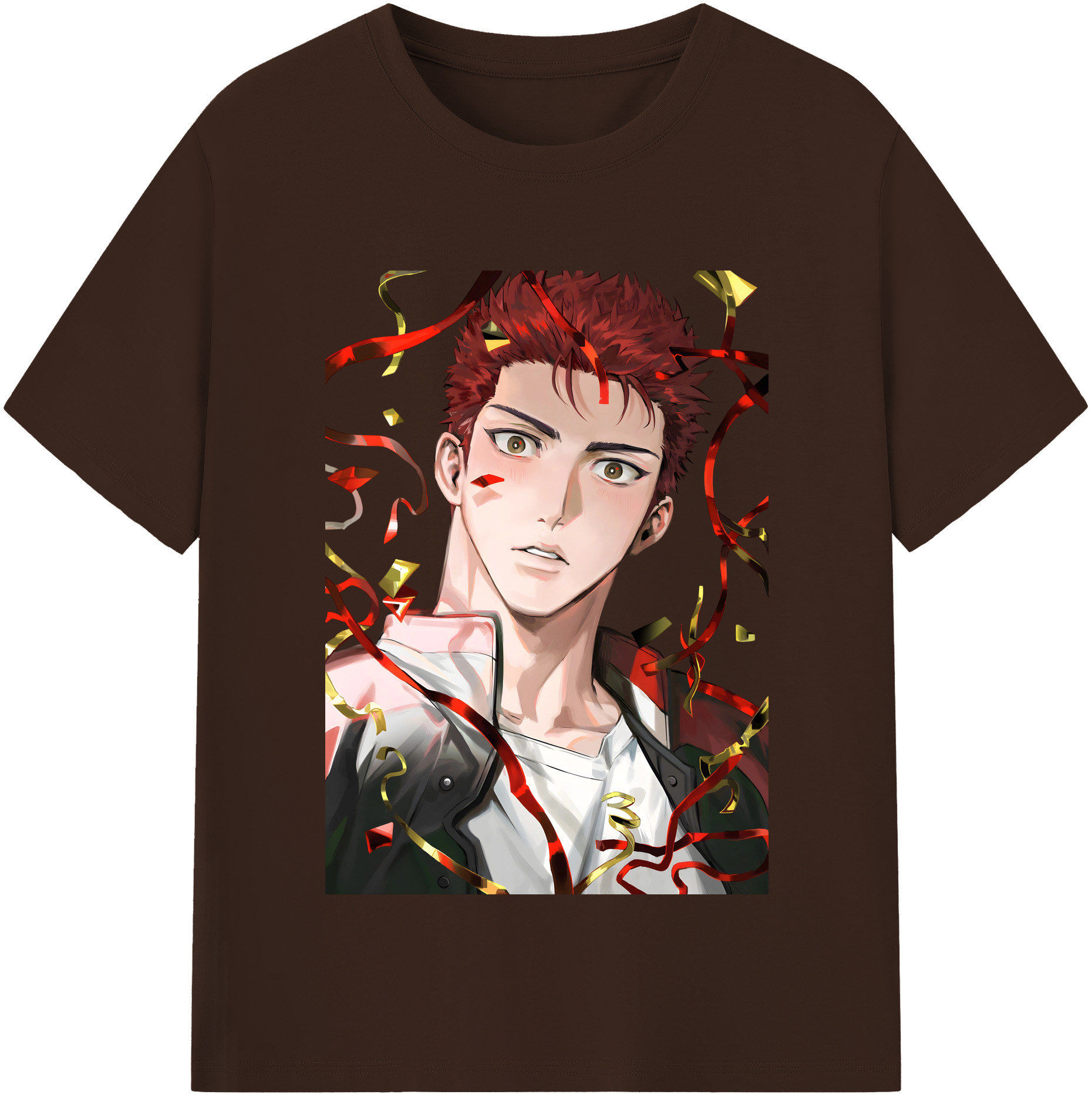SLAM DUNK／スラムダンク 綿100％半袖Tシャツ（フロントプリント）