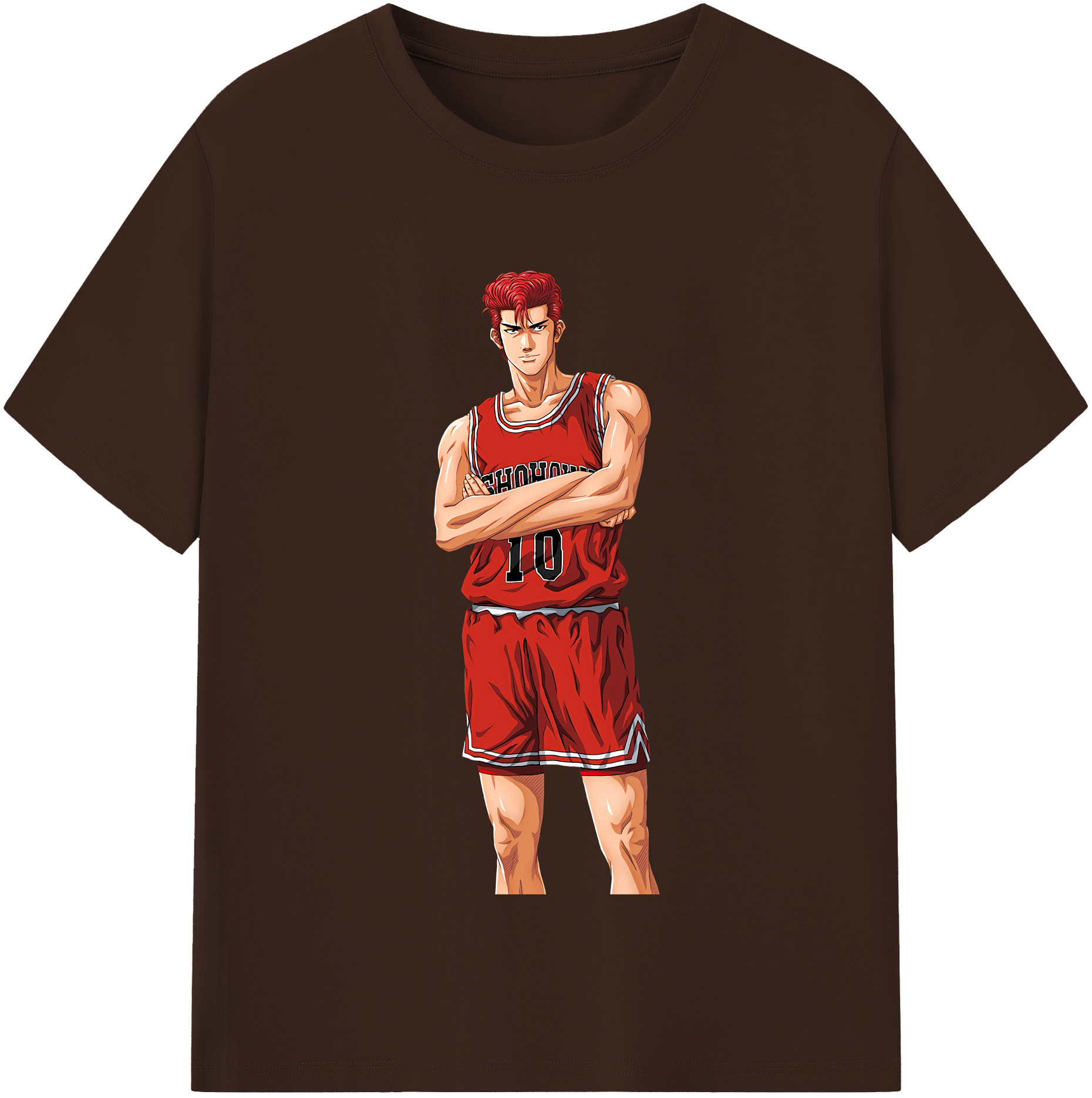 SLAM DUNK／スラムダンク 綿100％半袖Tシャツ（フロントプリント）