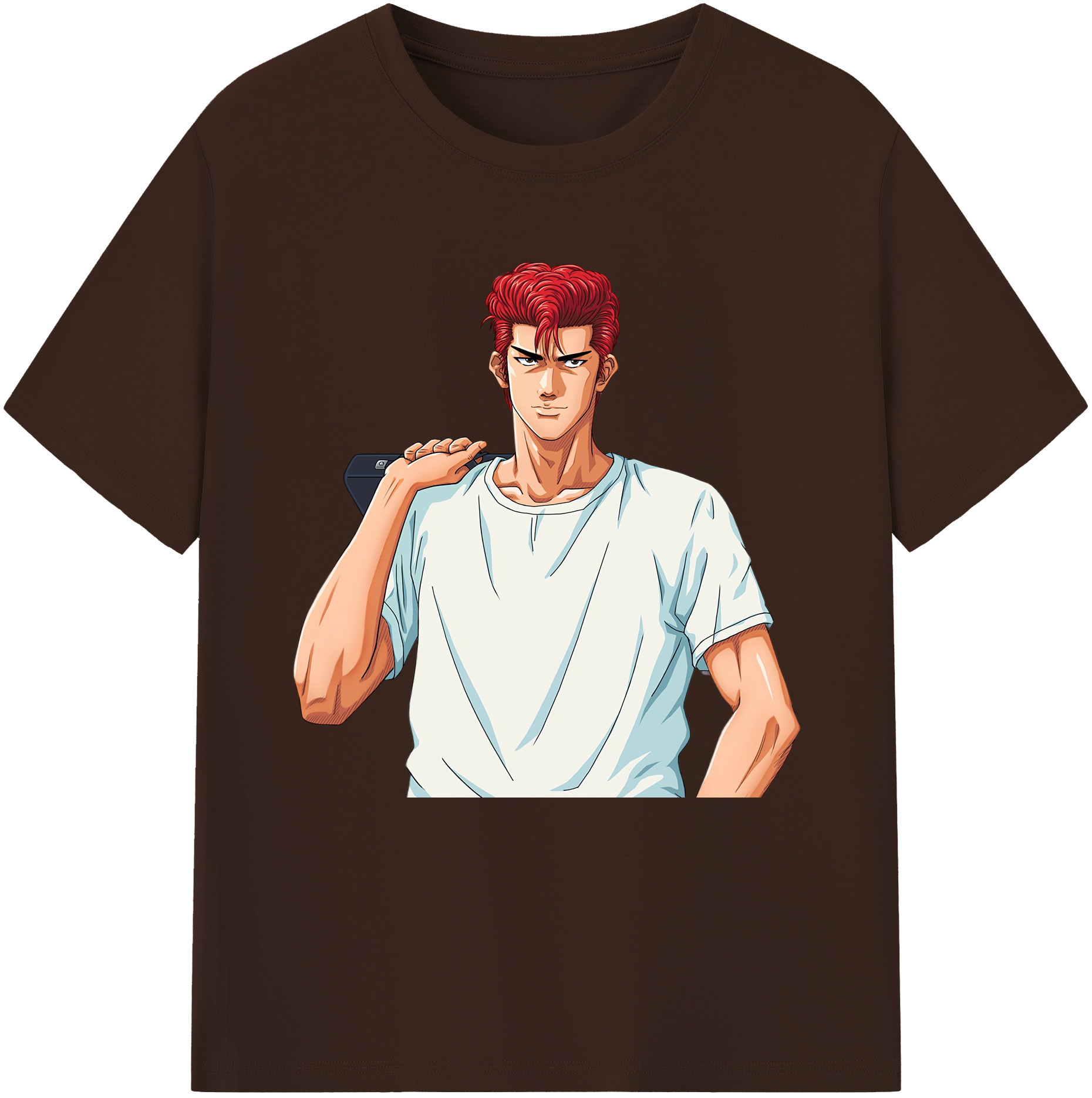 SLAM DUNK／スラムダンク 綿100％半袖Tシャツ（フロントプリント）