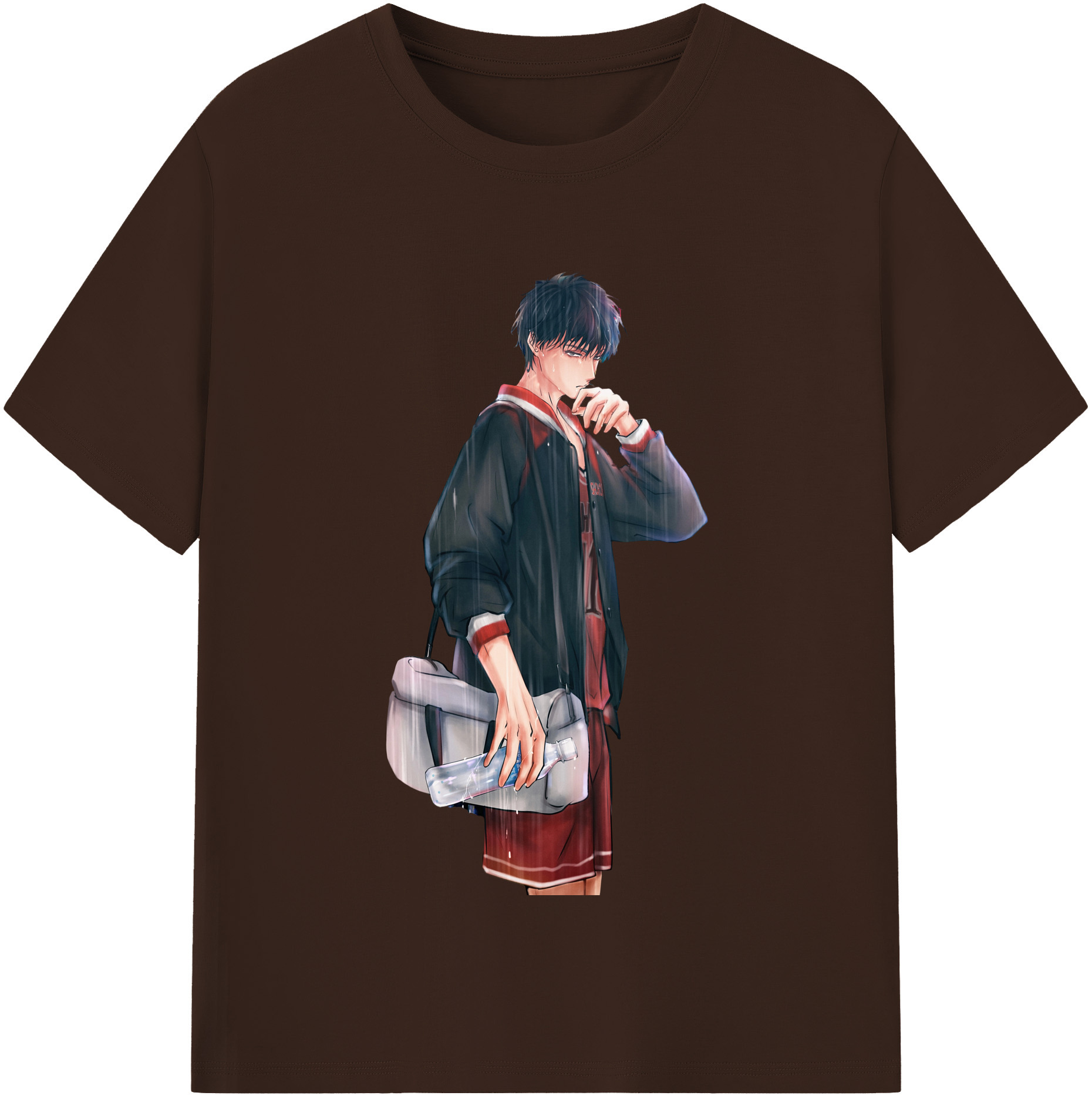 SLAM DUNK／スラムダンク 綿100％半袖Tシャツ（フロントプリント）